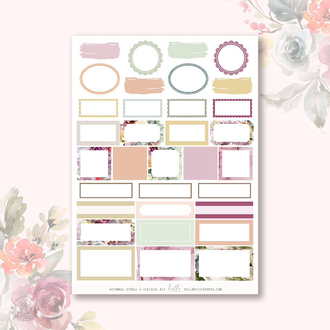 a collection of various frames and borders, including floral and abstract designs, arranged on a white background.