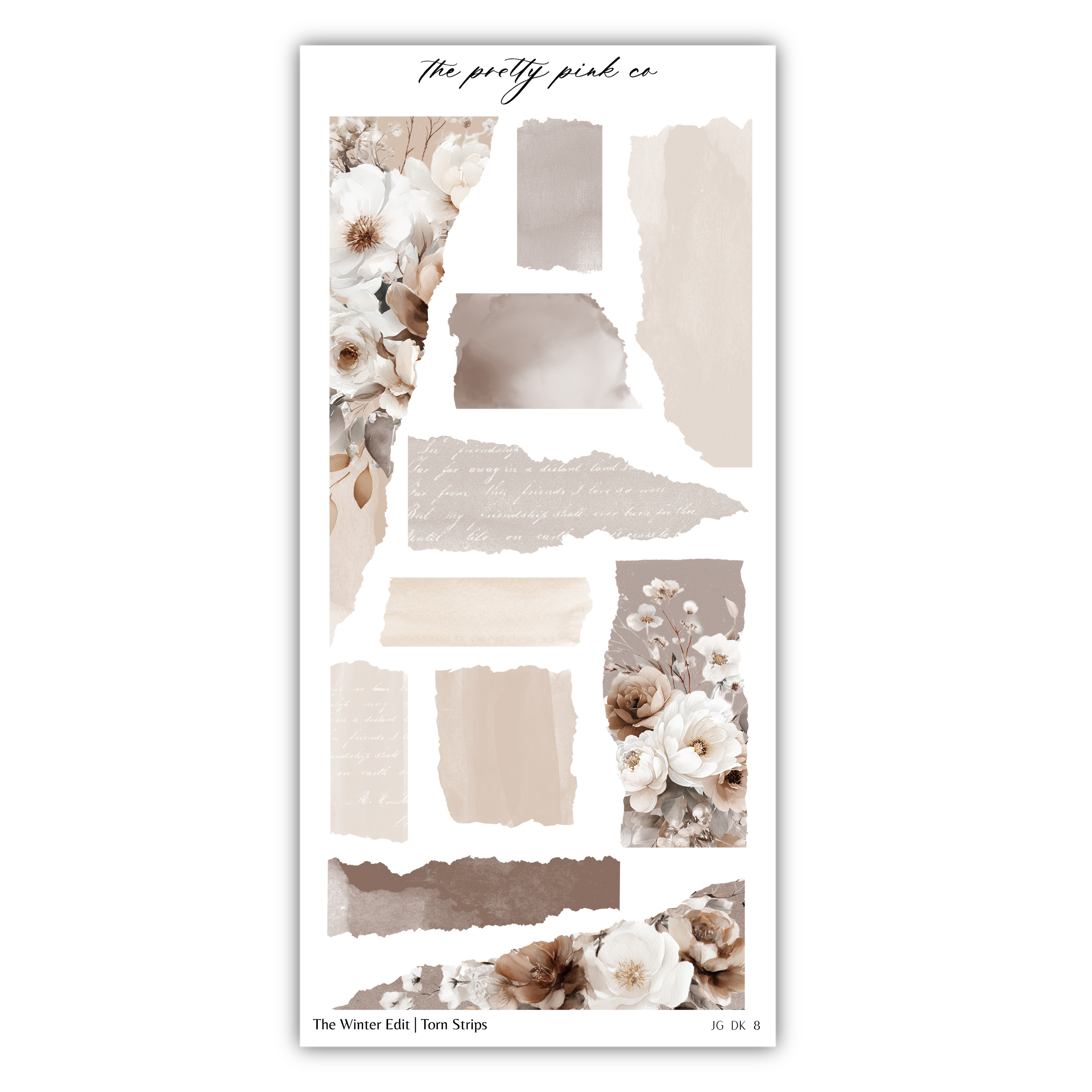 The image is a collage of various elements, including floral and abstract designs, as well as text and shapes. The collage appears to be a creative and artistic composition, with a focus on the use of different colors, textures, and patterns.