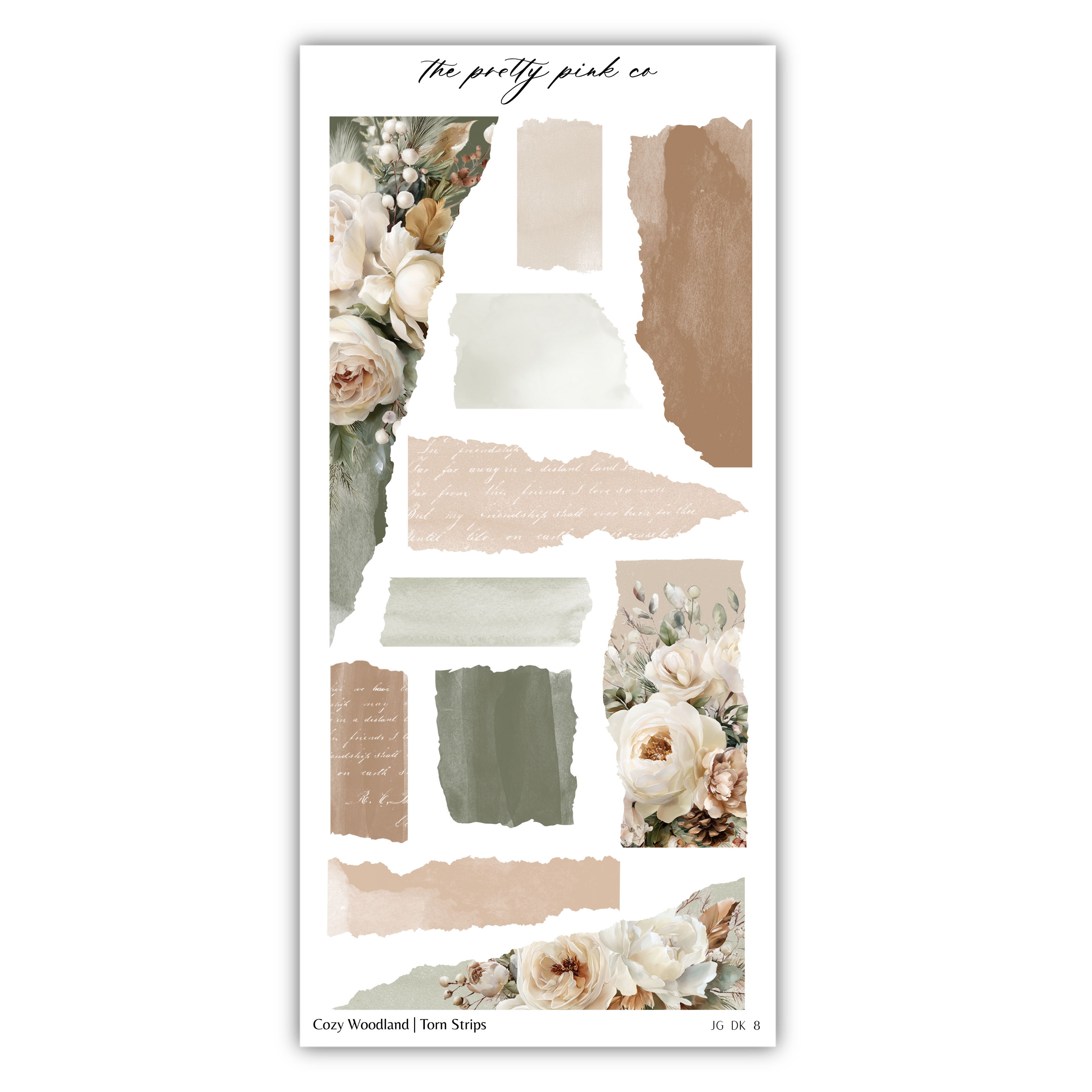 The image is a collage of various floral and abstract elements, including flowers, leaves, and abstract shapes, arranged in a visually appealing manner.