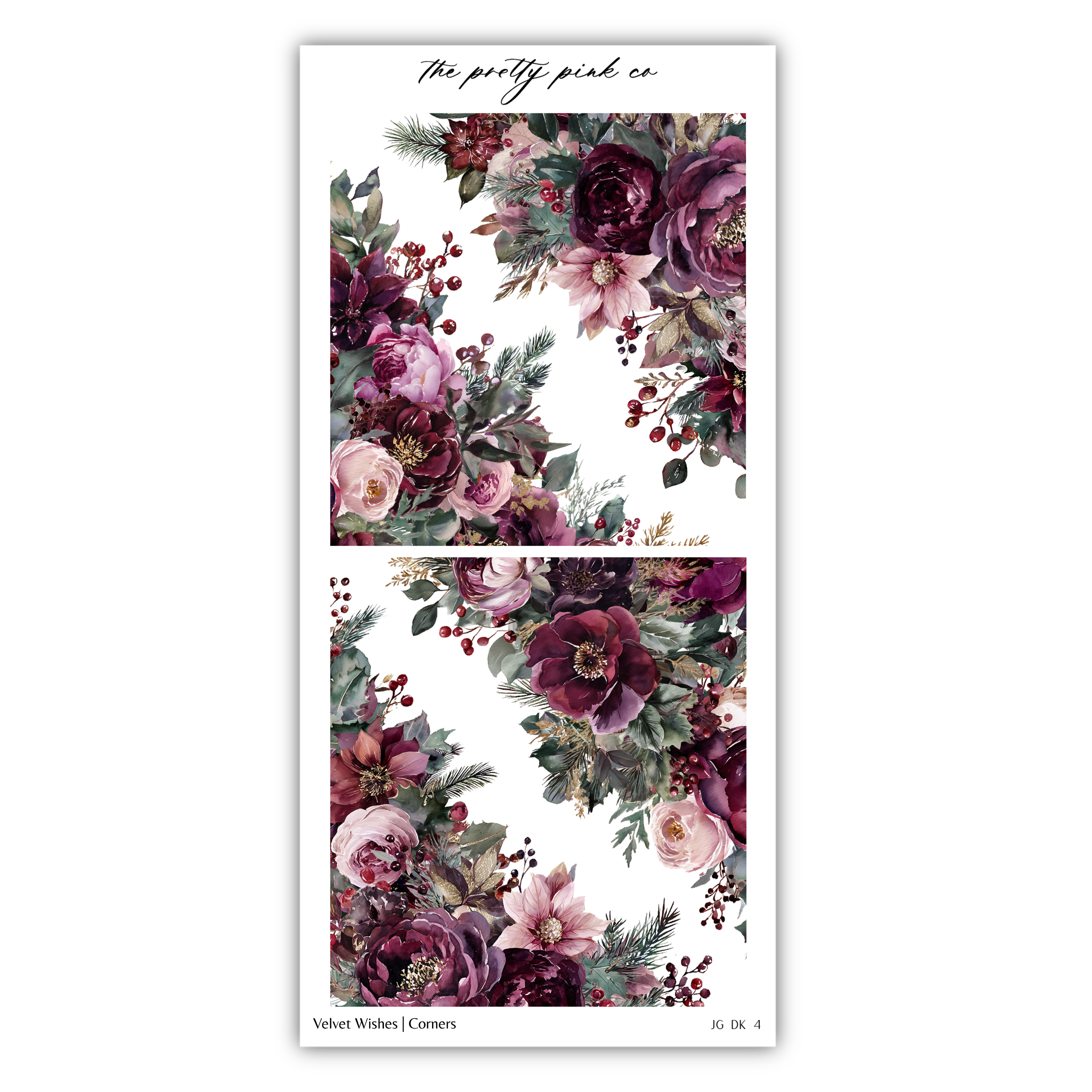The image is a collage of two floral images featuring a variety of flowers, including roses, peonies, and other blooms, arranged in a decorative manner.