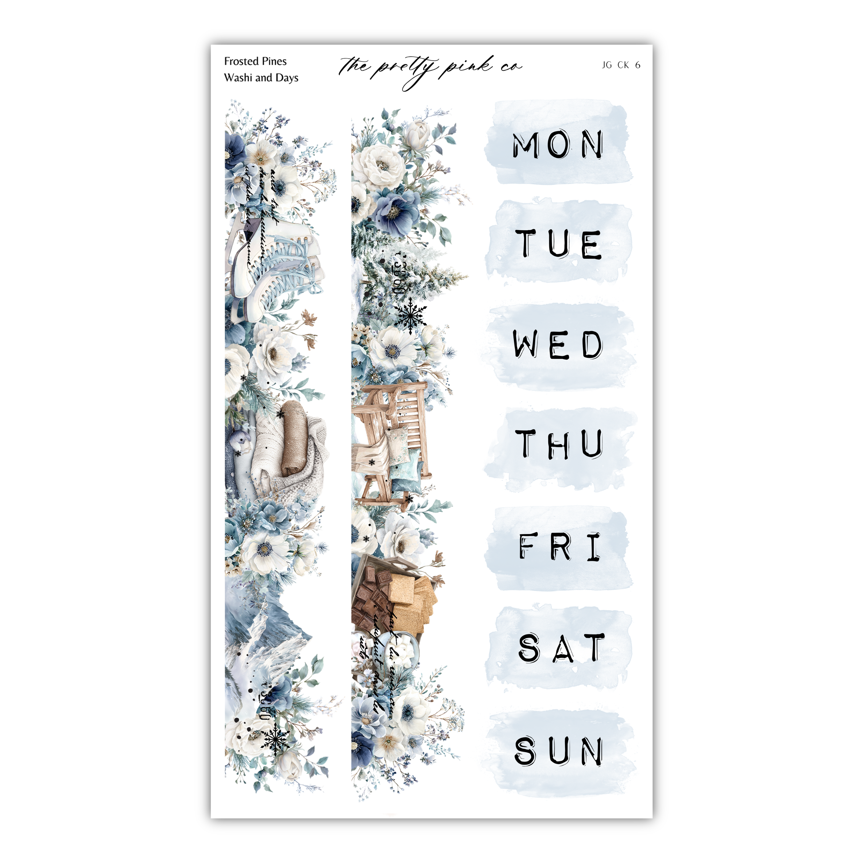 The image is a poster or flyer with a floral design and text, likely related to a calendar or scheduling system.