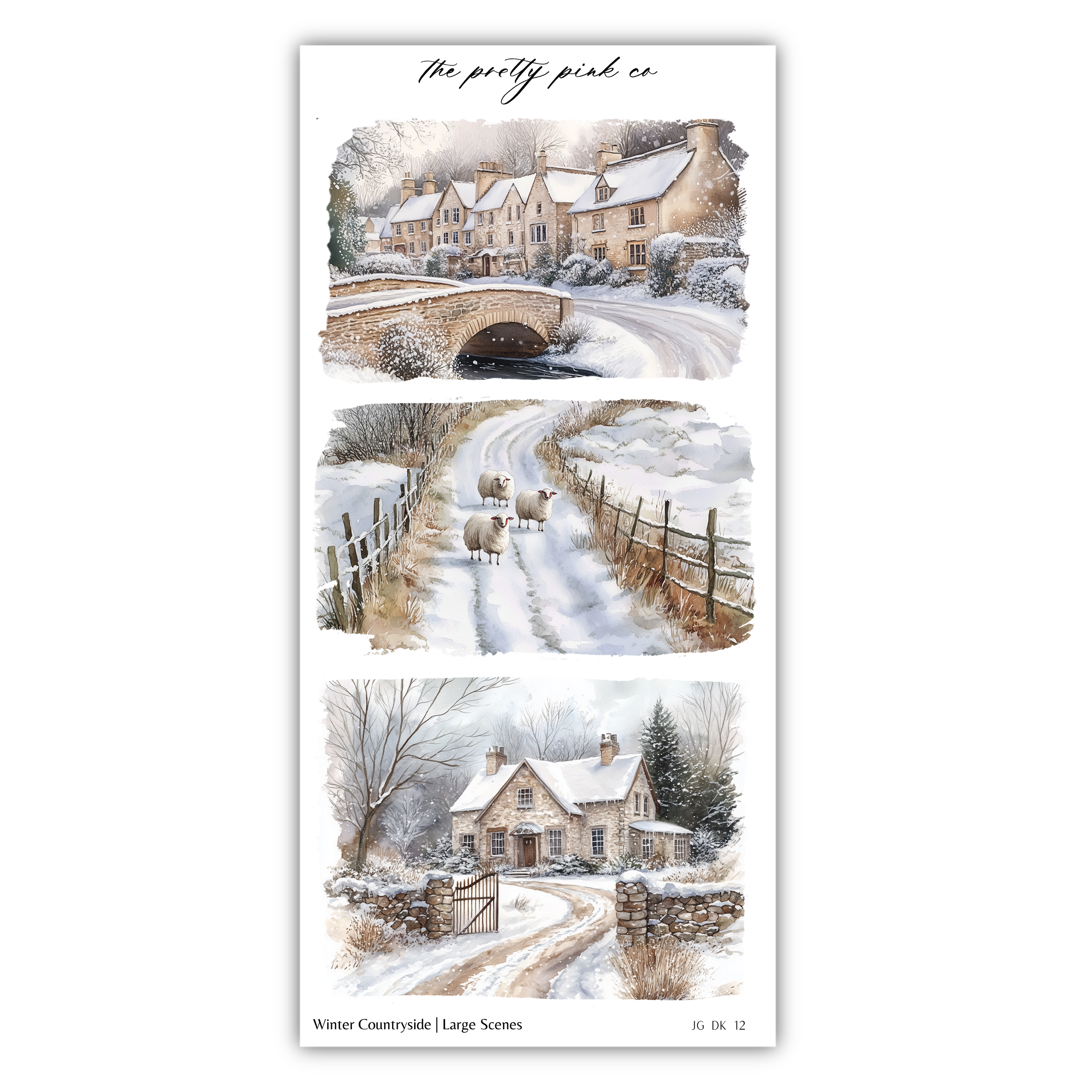 Winter Countryside | Decorative Kit
