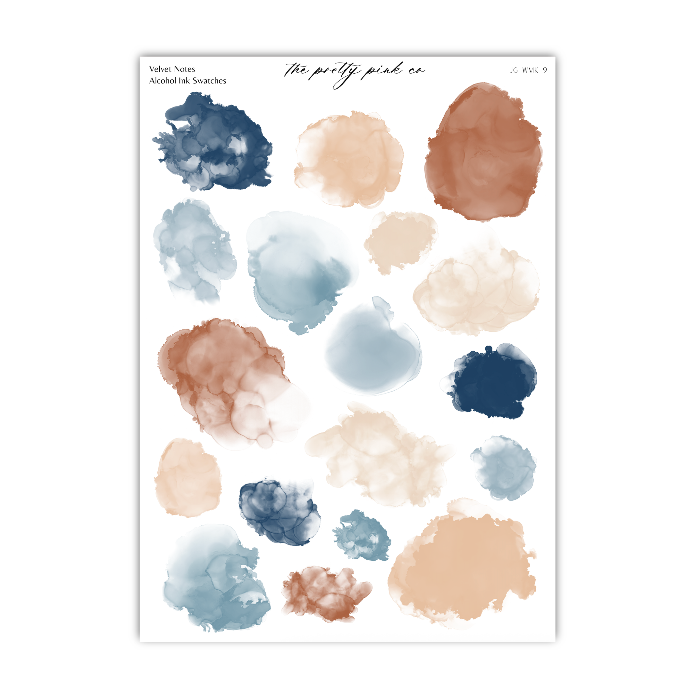 Velvet Notes | Ink Swatches