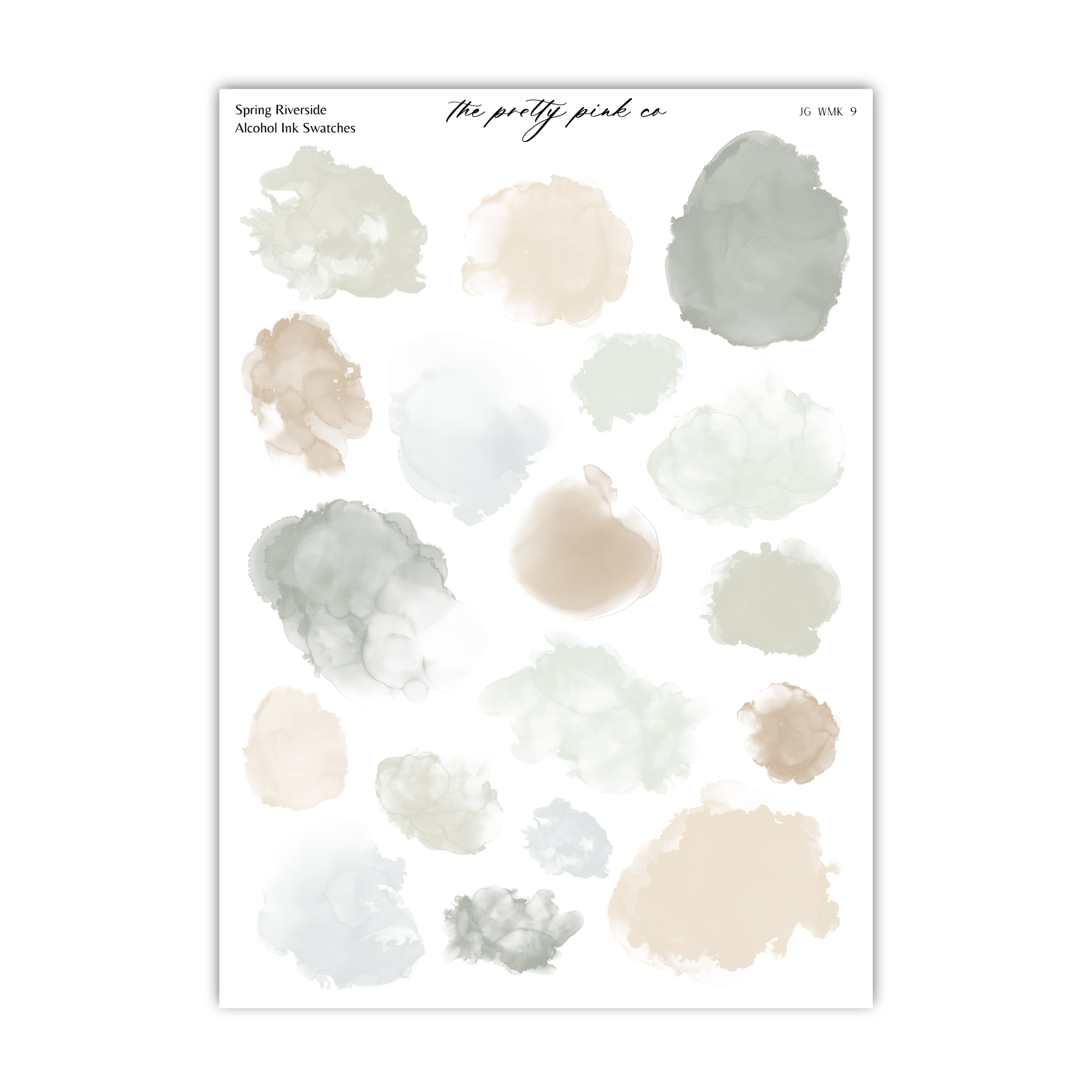 Spring Riverside | Ink Swatches