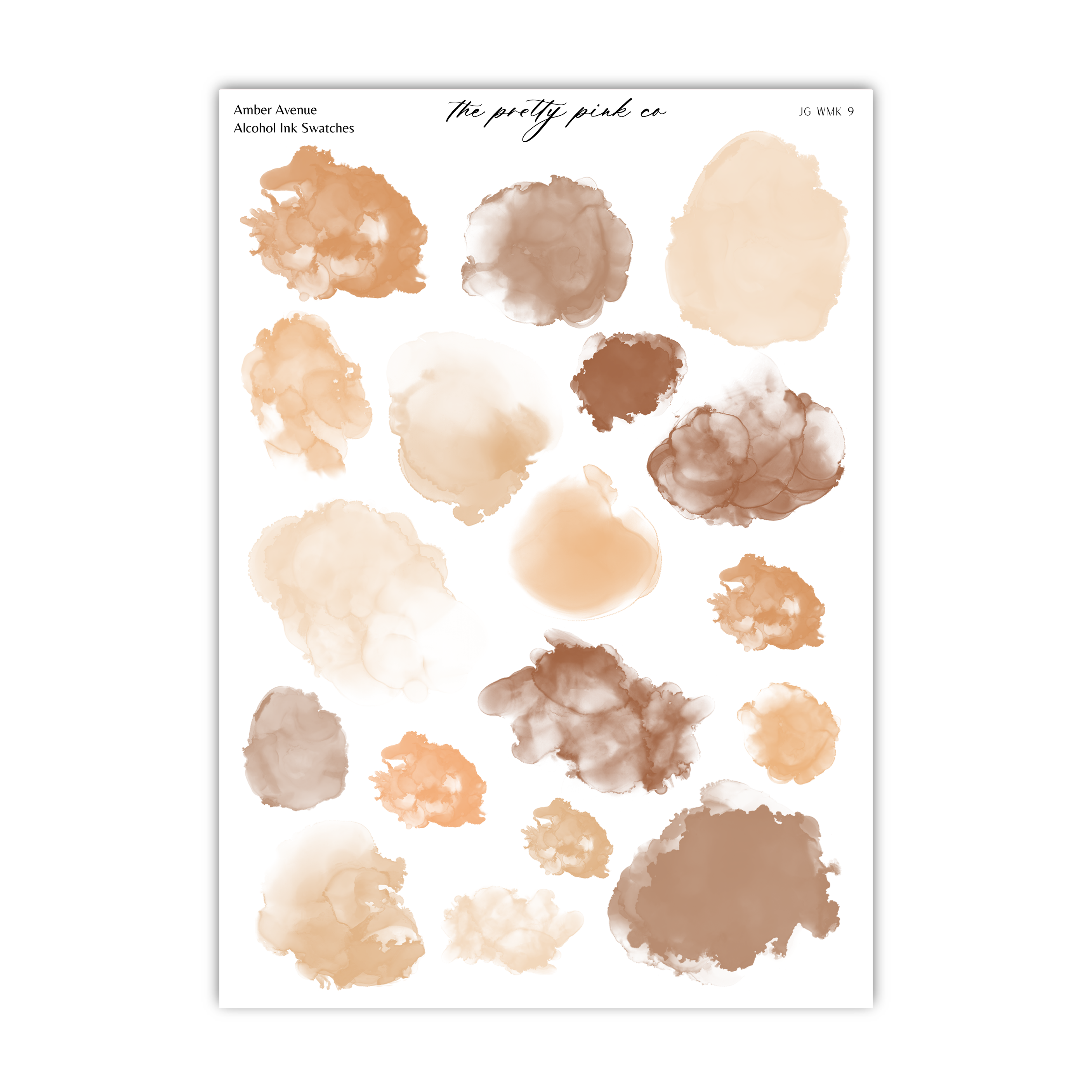 Amber Avenue | Ink Swatches