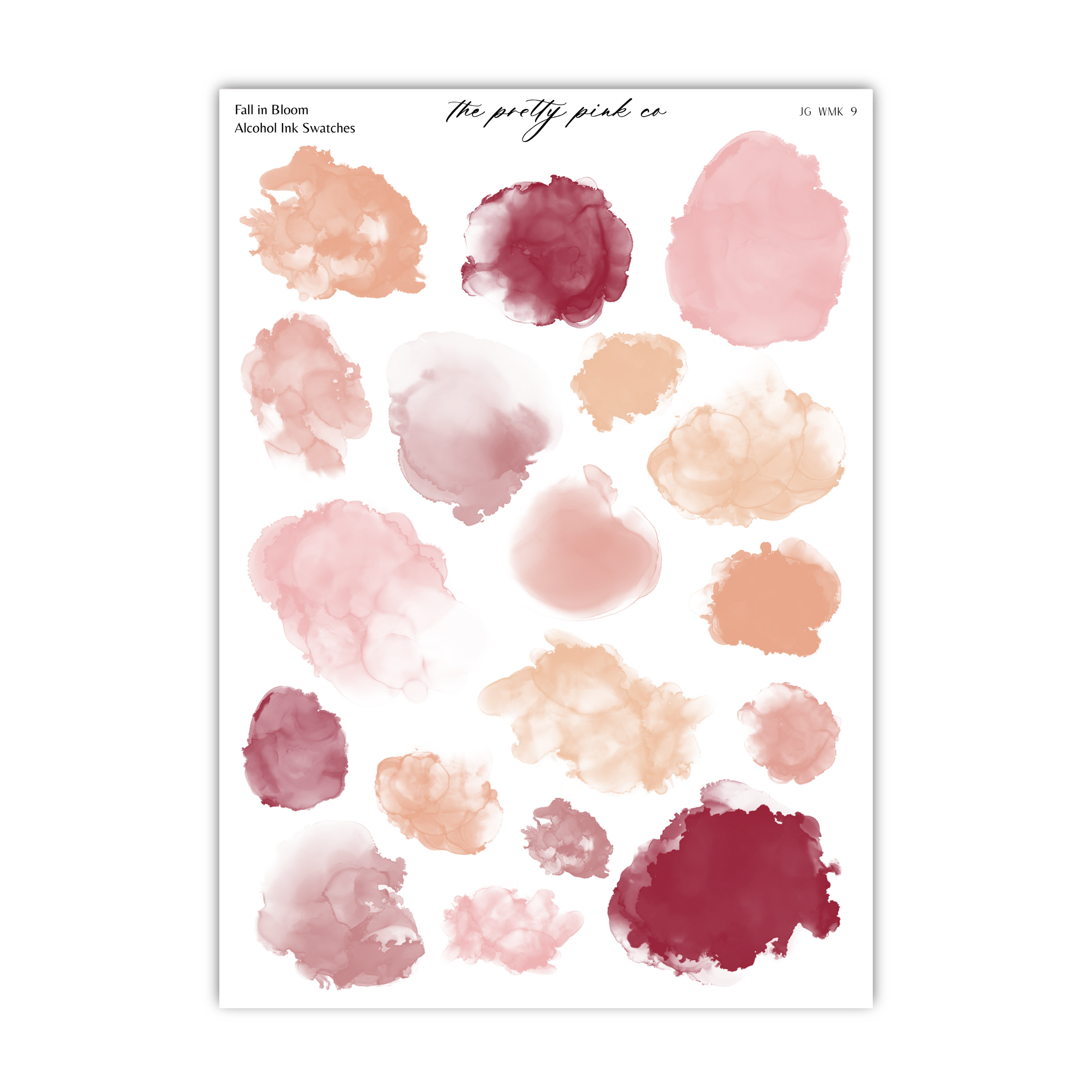 Fall in Bloom | Ink Swatches