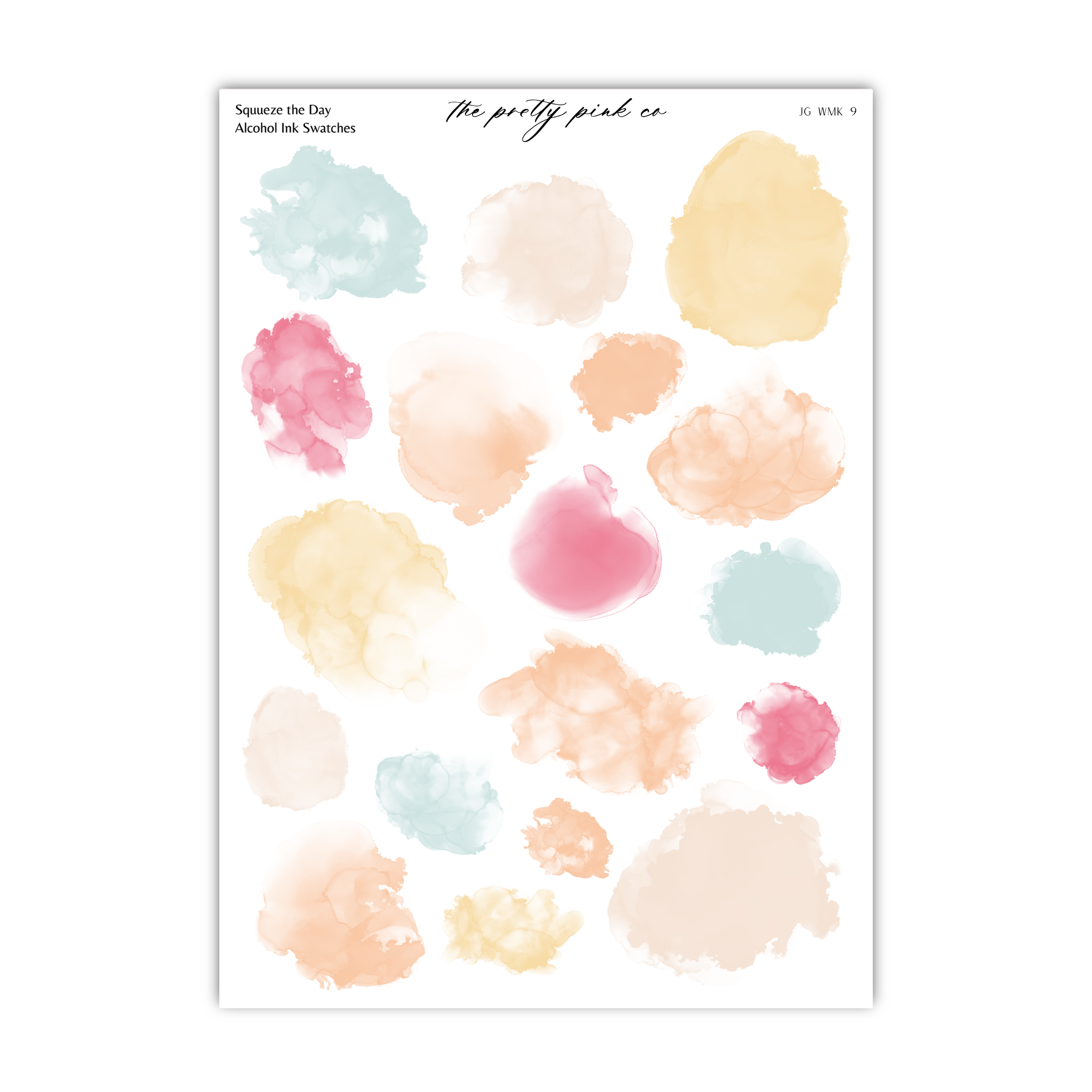 Squeeze The Day | Ink Swatches