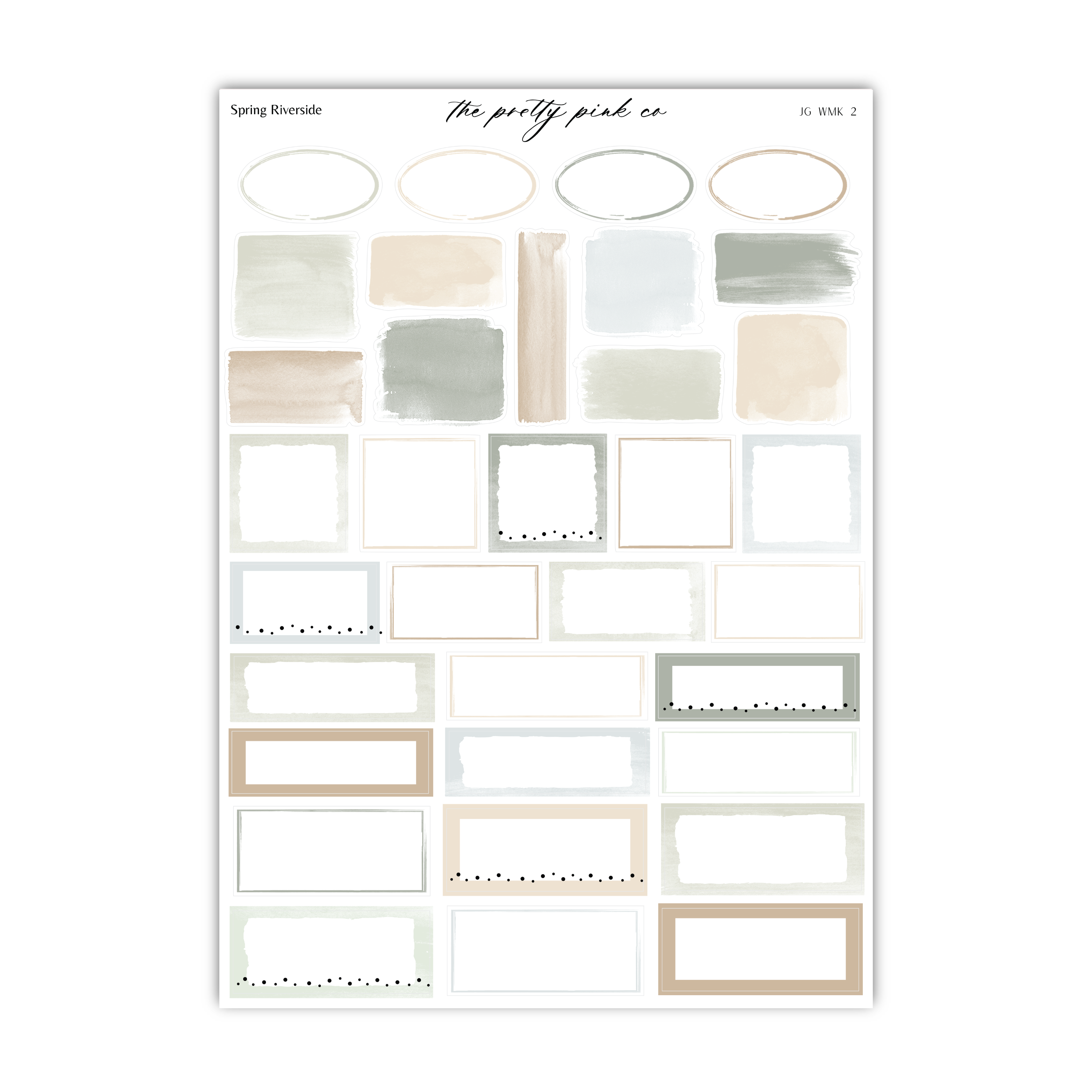 Spring Riverside | Foiled Weekly Kit
