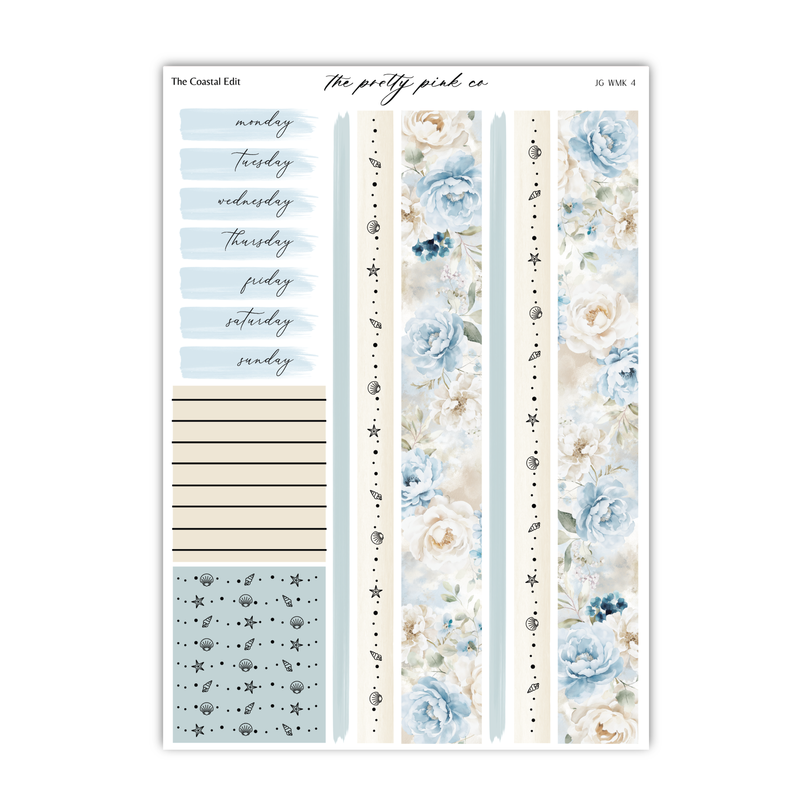 The Coastal Edit | Foiled Weekly Kit