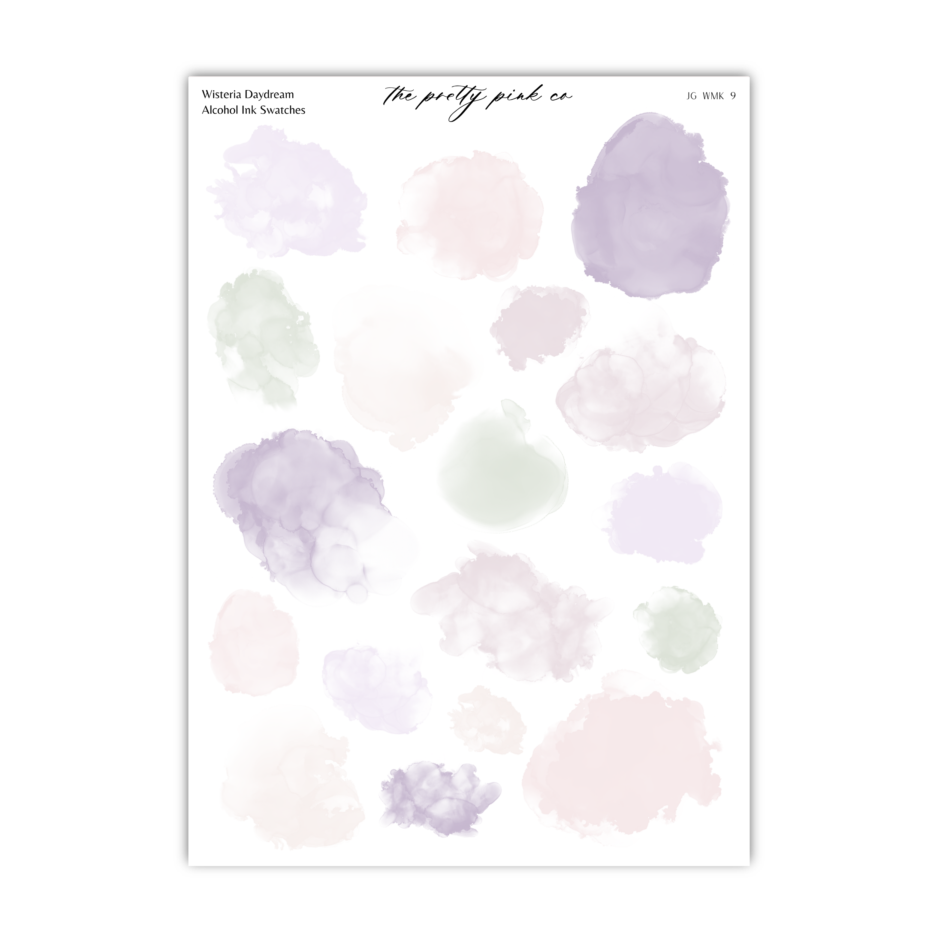 Wisteria Daydream | Ink Swatches