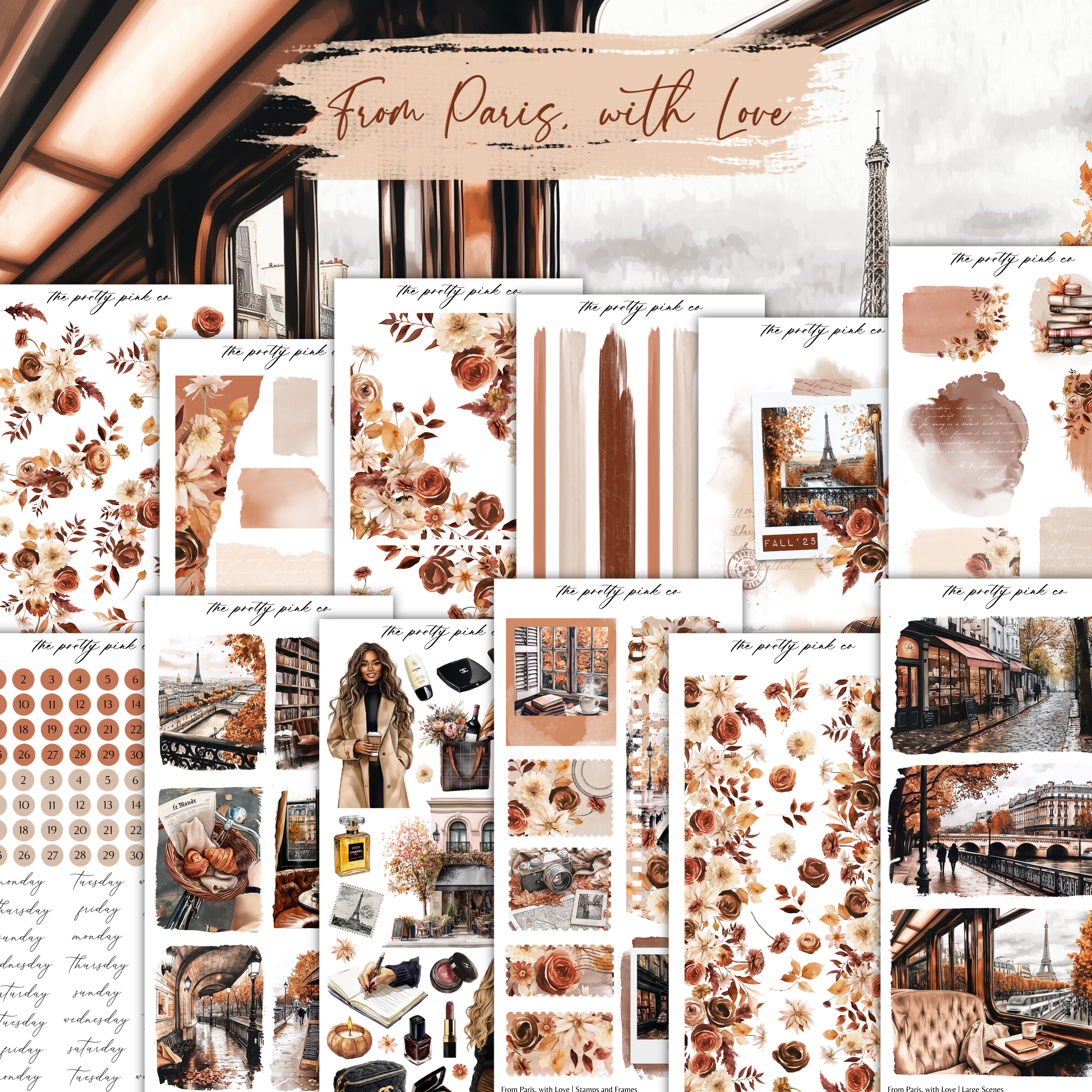 From Paris, with Love | Decorative Kit