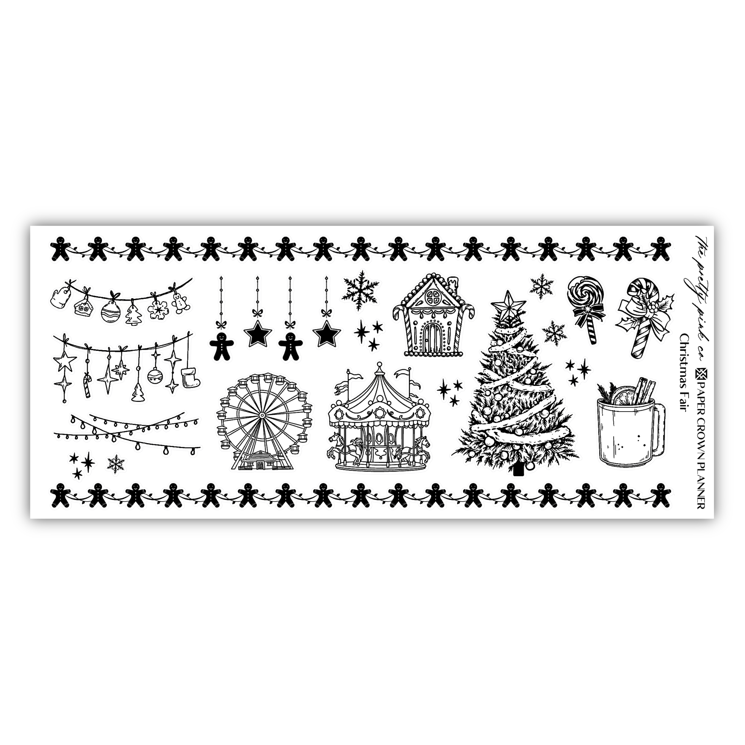 a stamp with a christmas theme on it