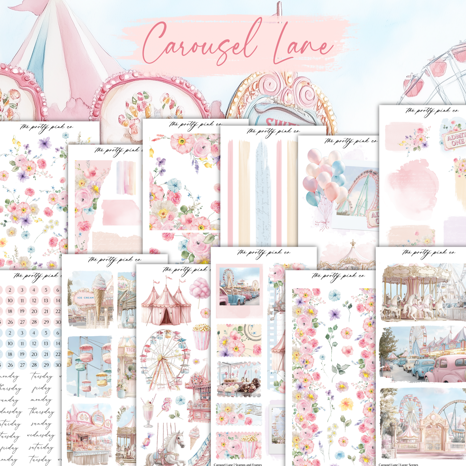 Carousel Lane | Decorative Kit