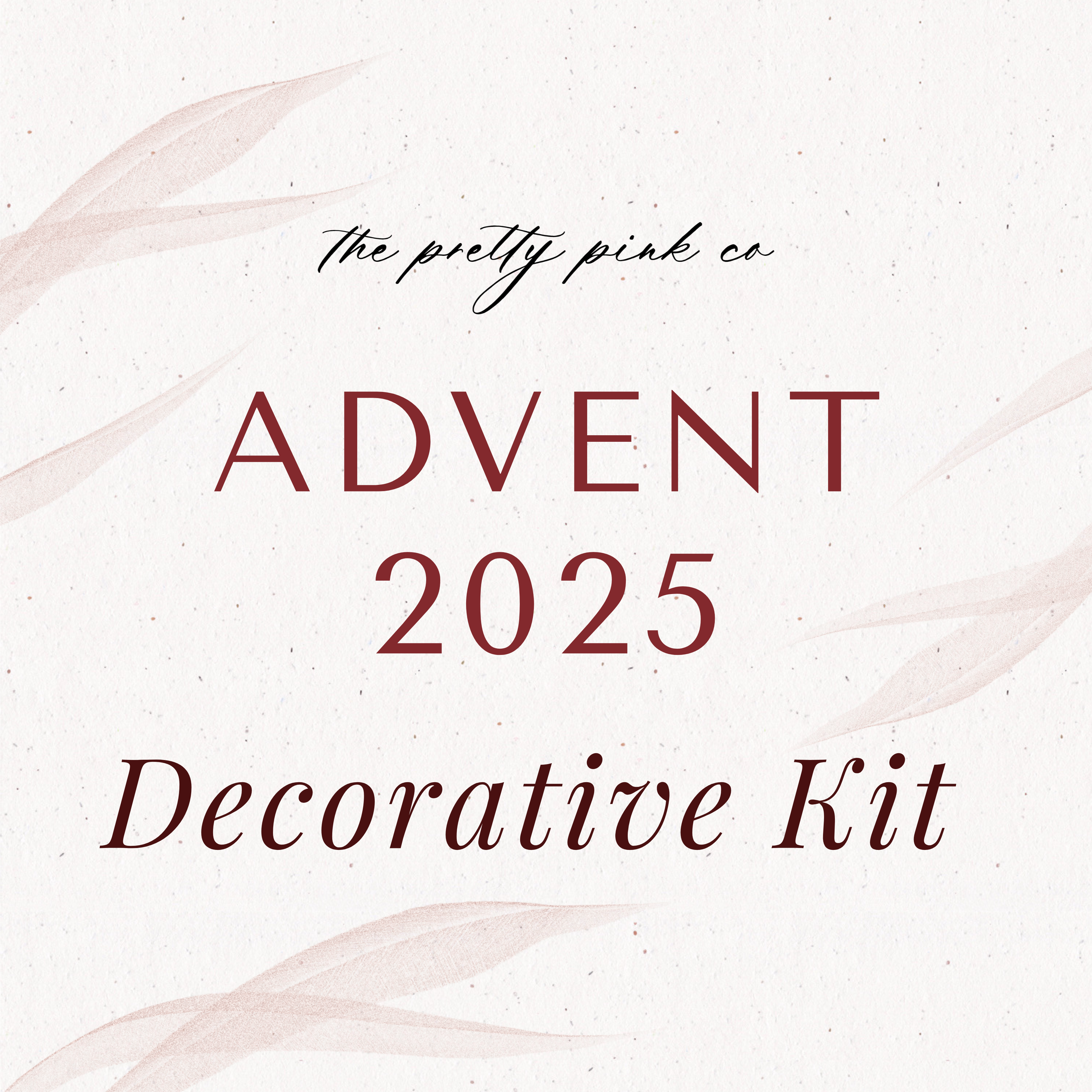 Advent 2025 | Customize Your Advent Box | Decorative Kit