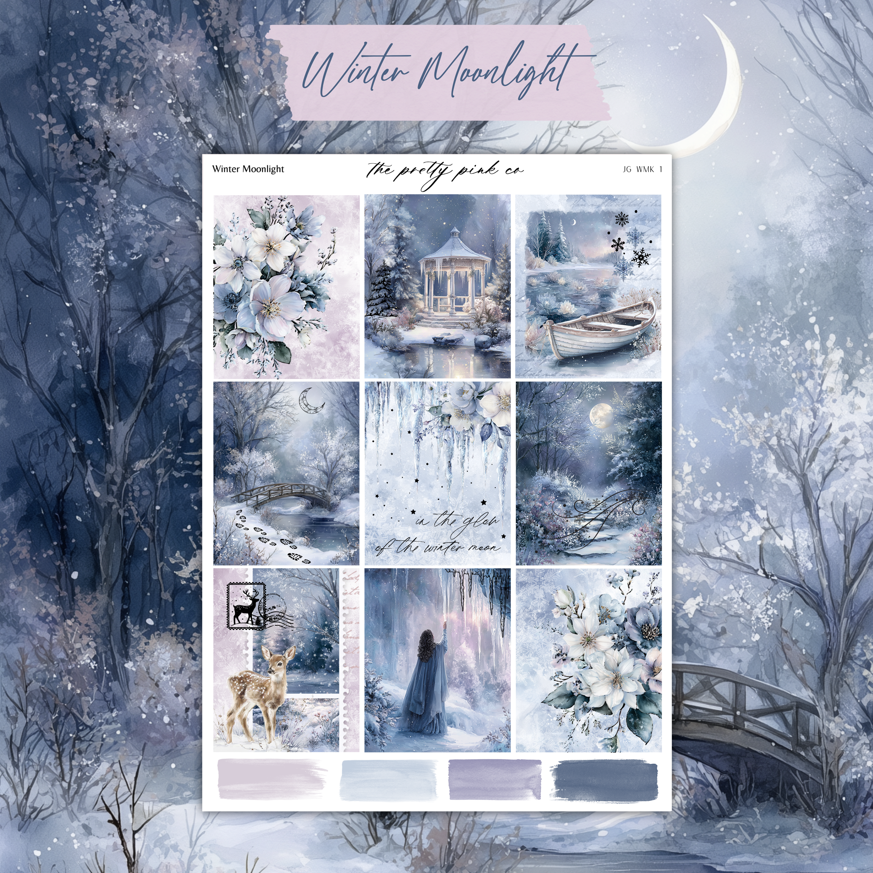 Winter Moonlight | Foiled Weekly Kit