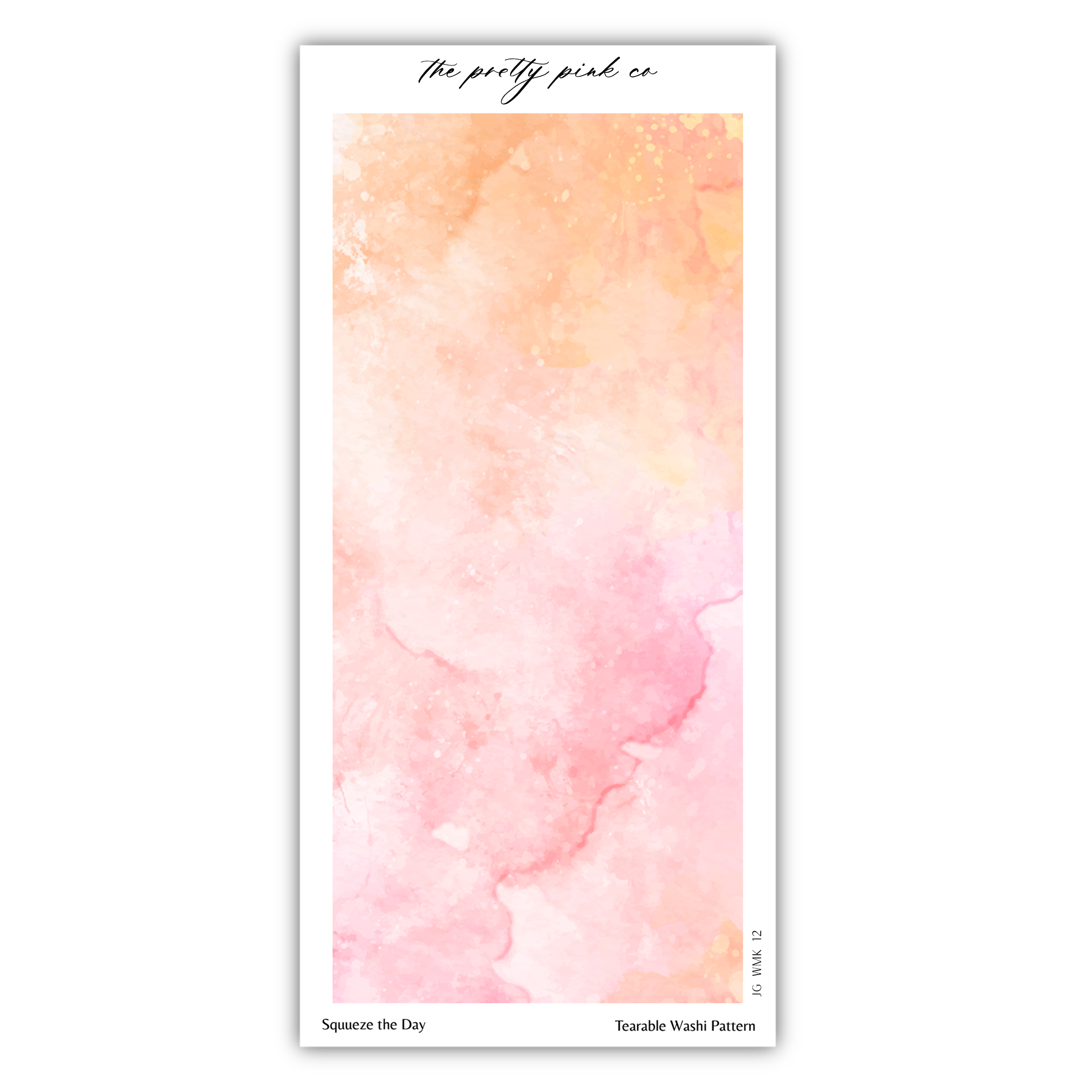 Squeeze The Day | Tearable Washi Pattern