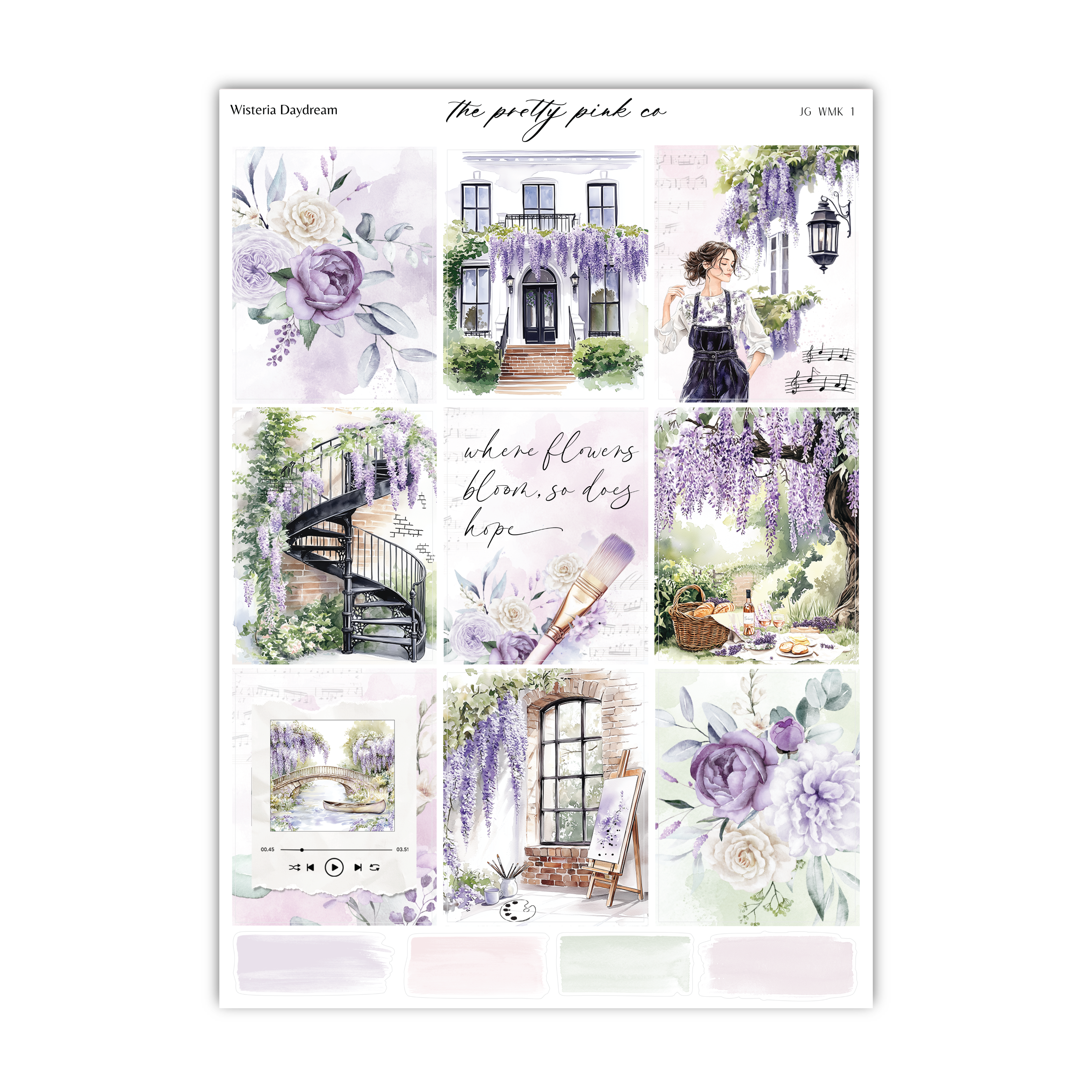 Wisteria Daydream | Foiled Weekly Kit