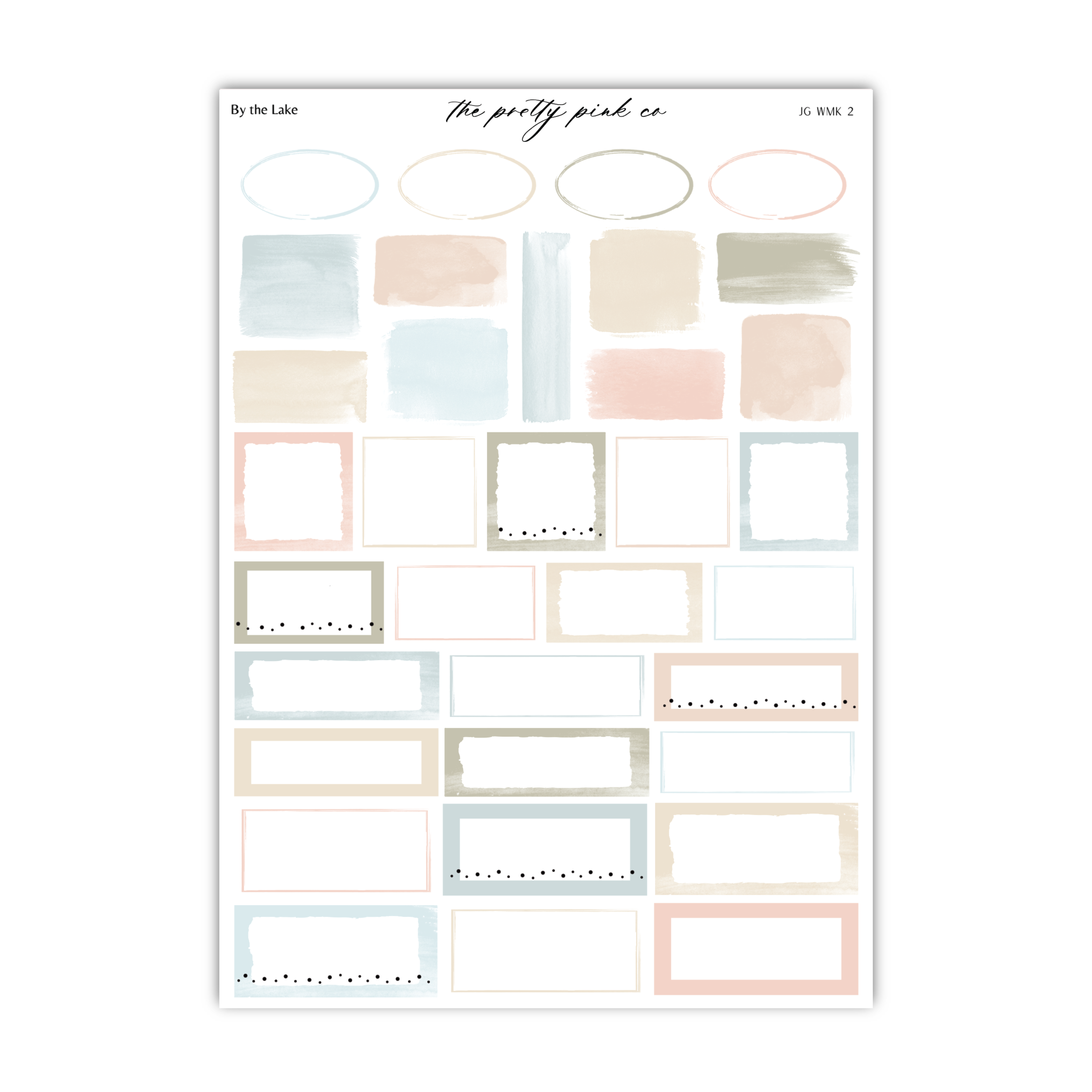 By the Lake | Foiled Weekly Kit