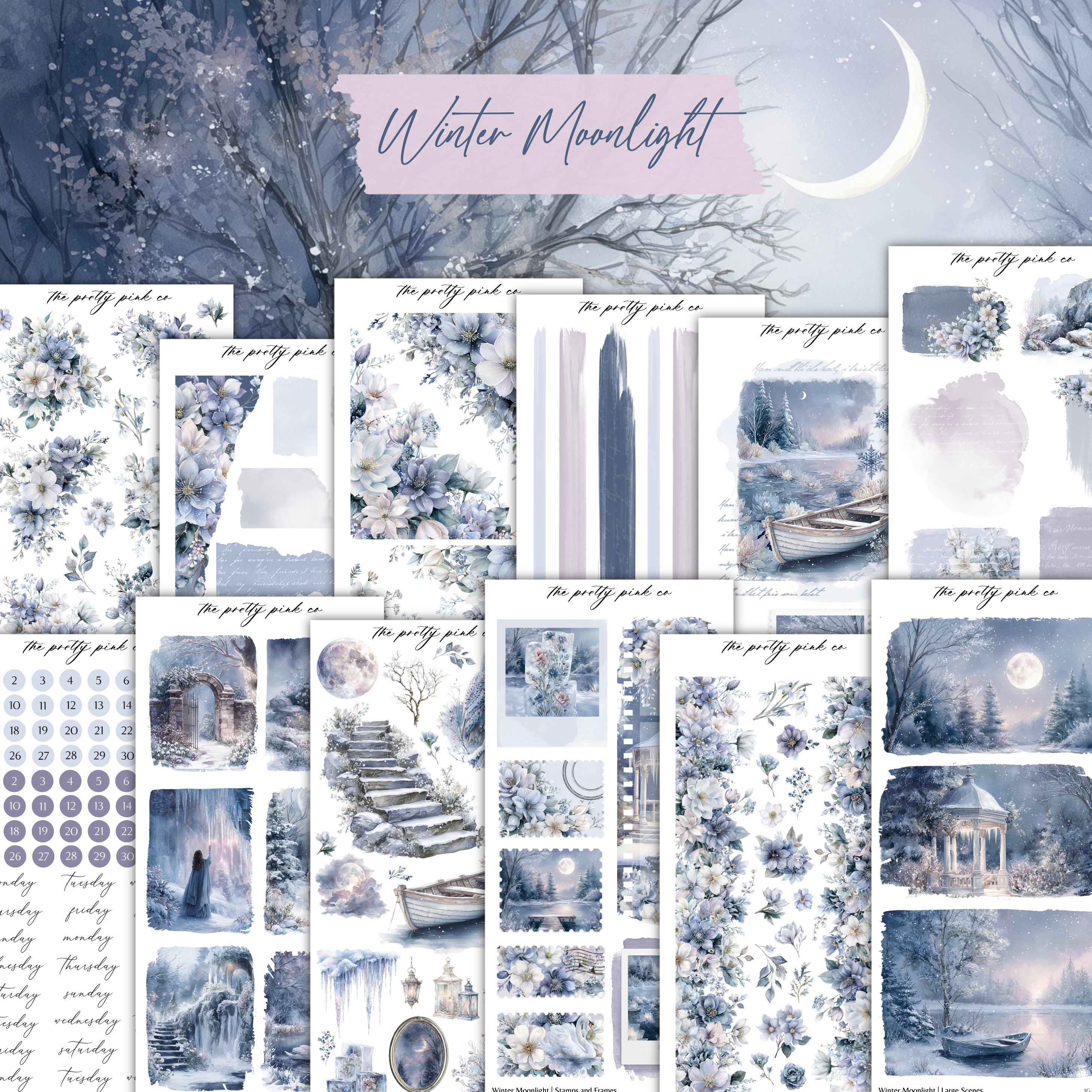 Winter Moonlight | Decorative Kit