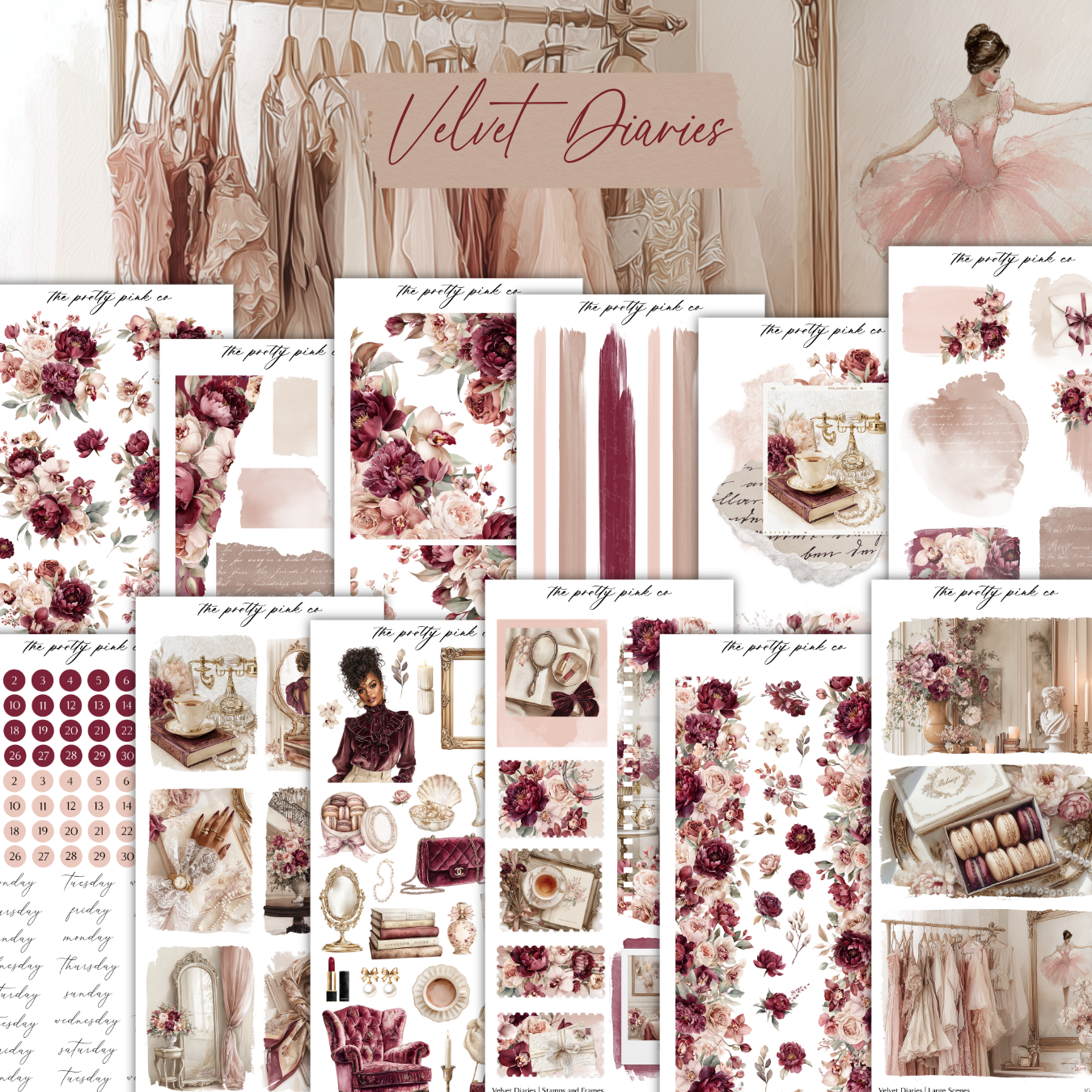 Velvet Diaries | Decorative Kit