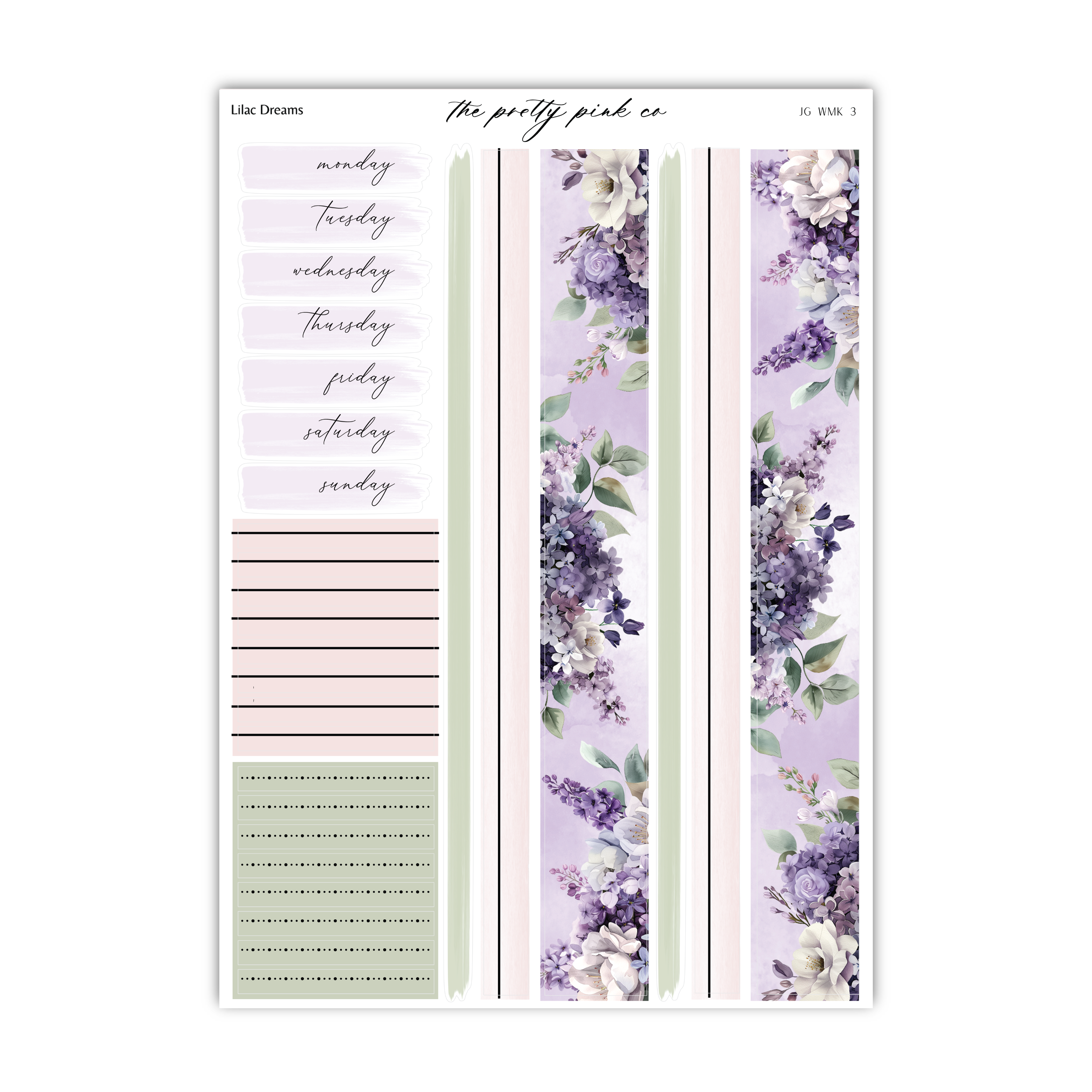 Lilac Dreams | Foiled Weekly Kit