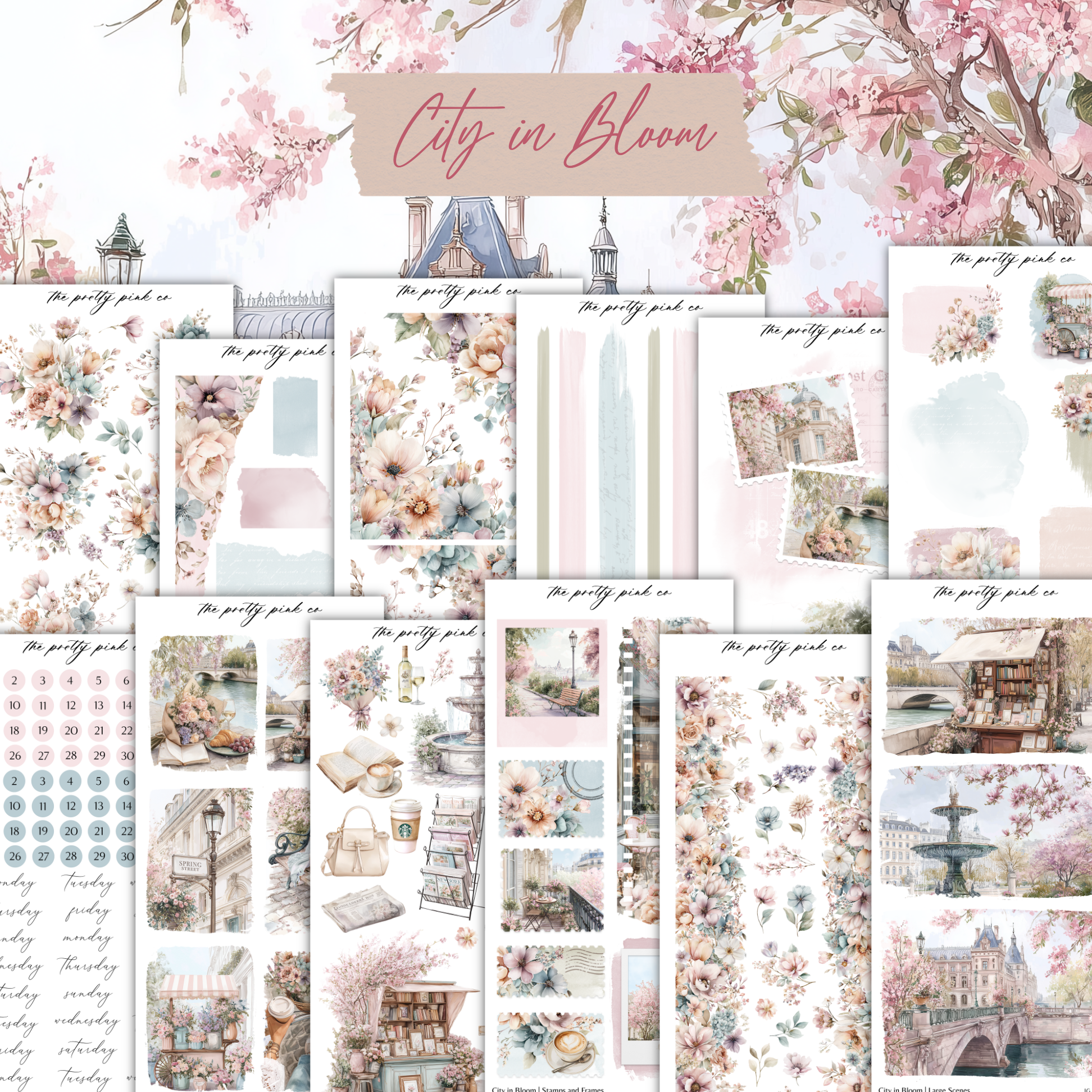 City in Bloom | Decorative Kit