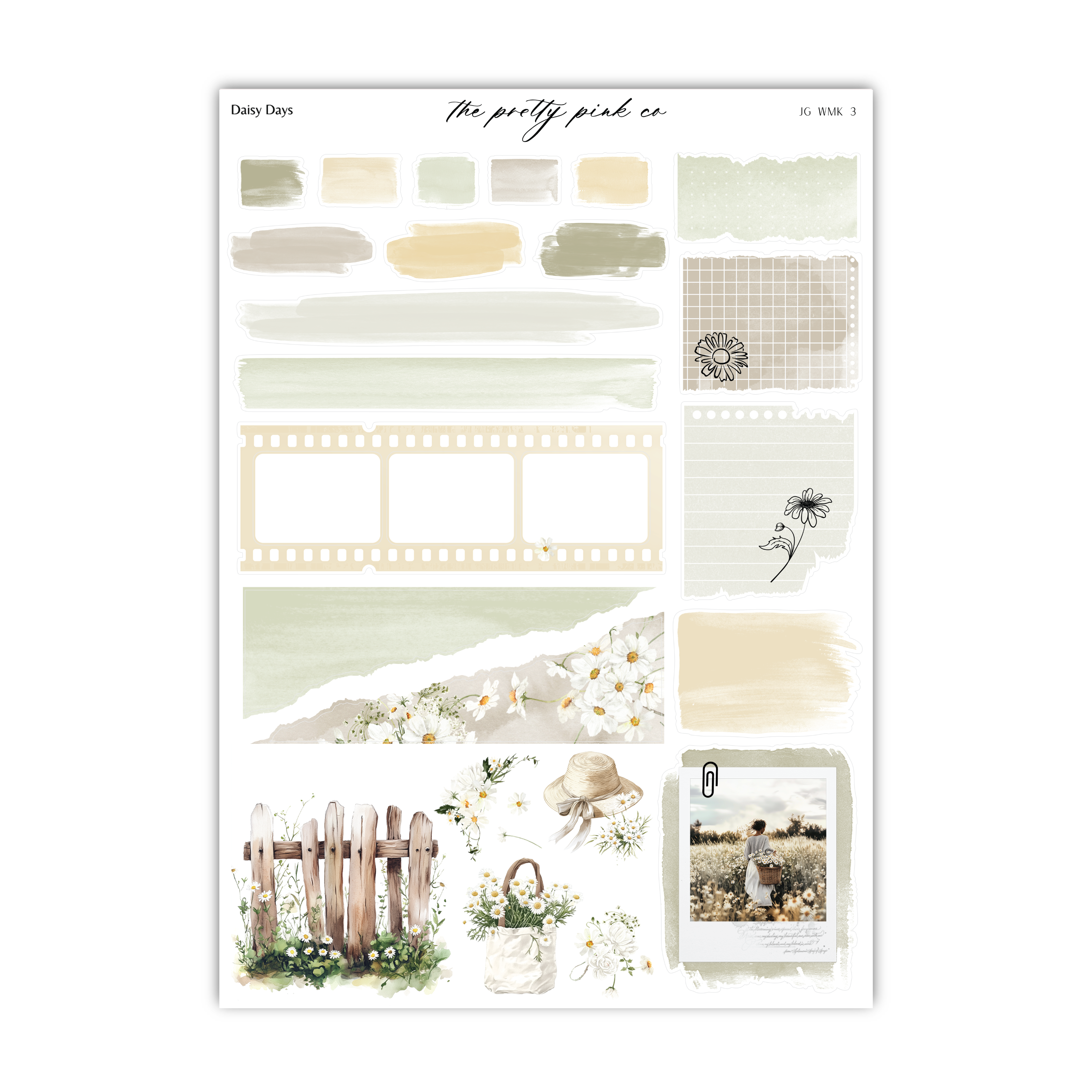 Daisy Days | Foiled Weekly Kit
