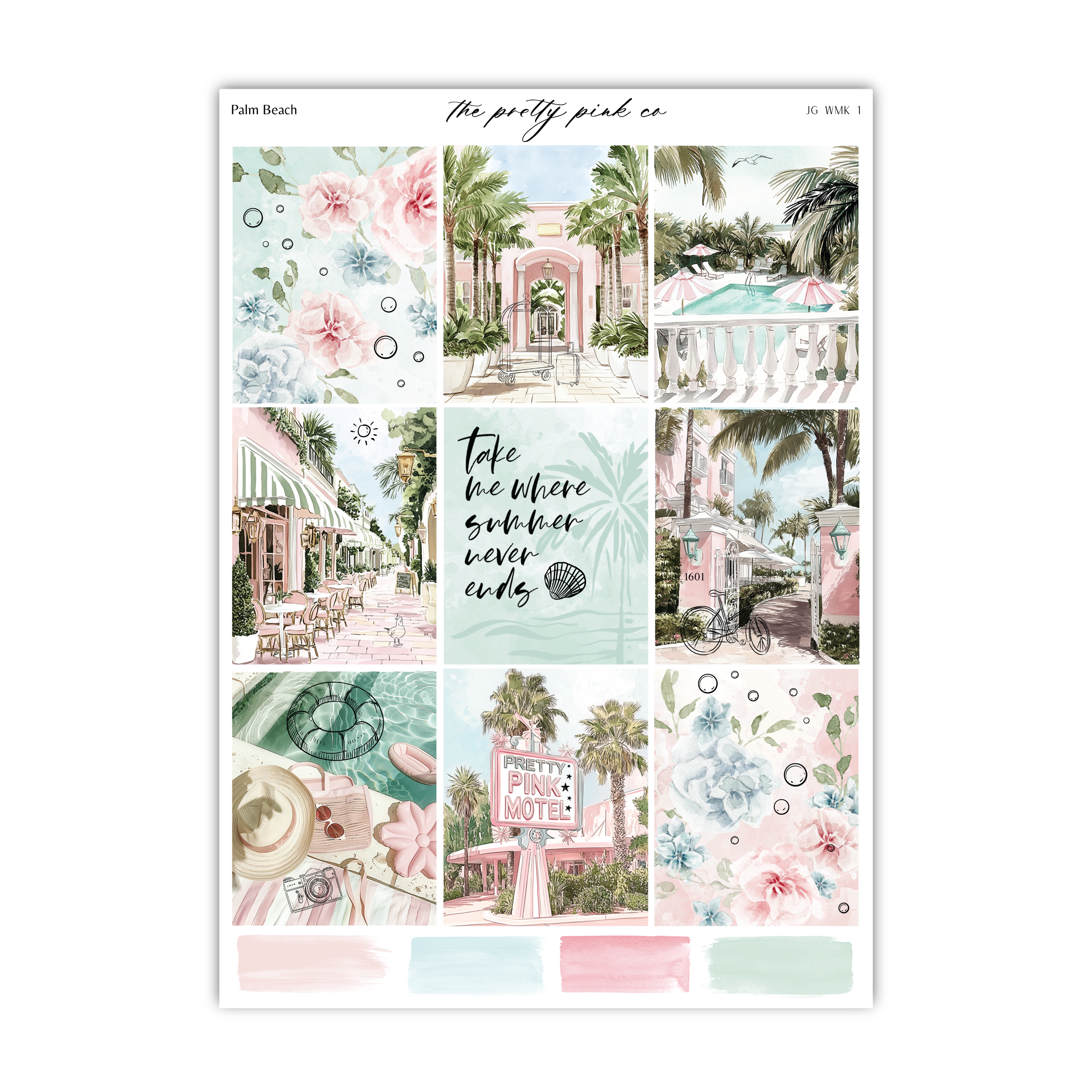 Palm Beach | Foiled Weekly Kit