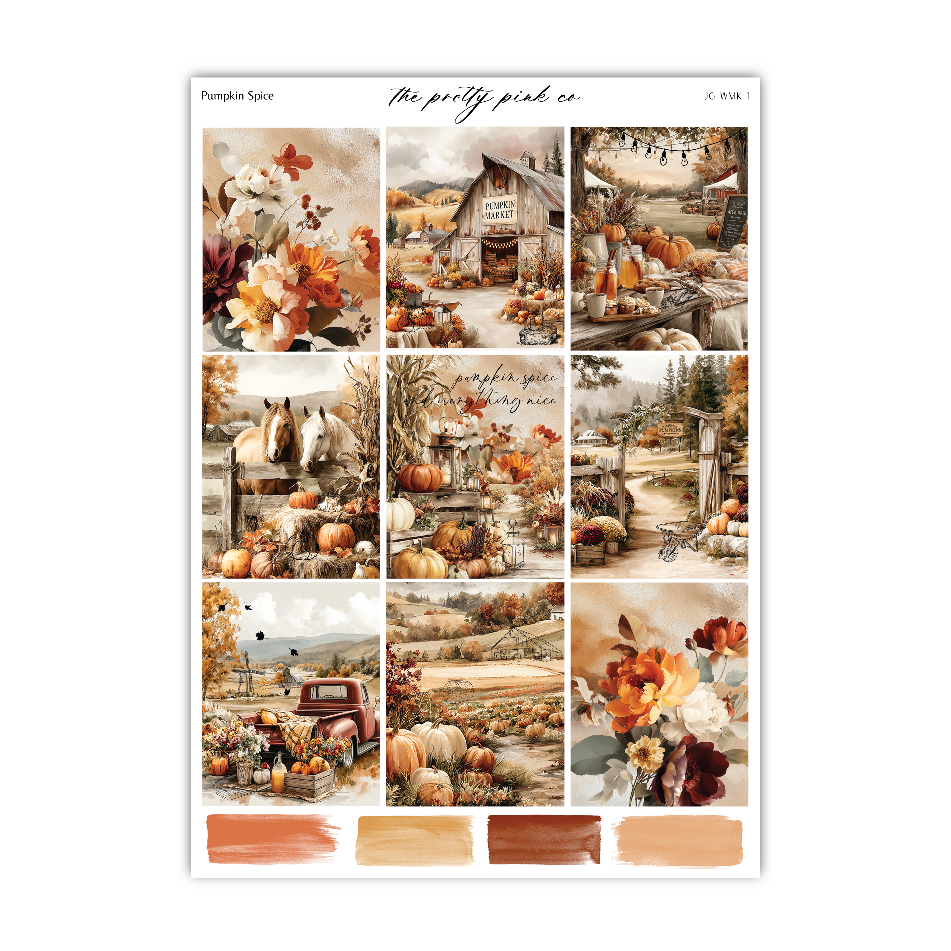 Pumpkin Spice | Foiled Weekly Kit