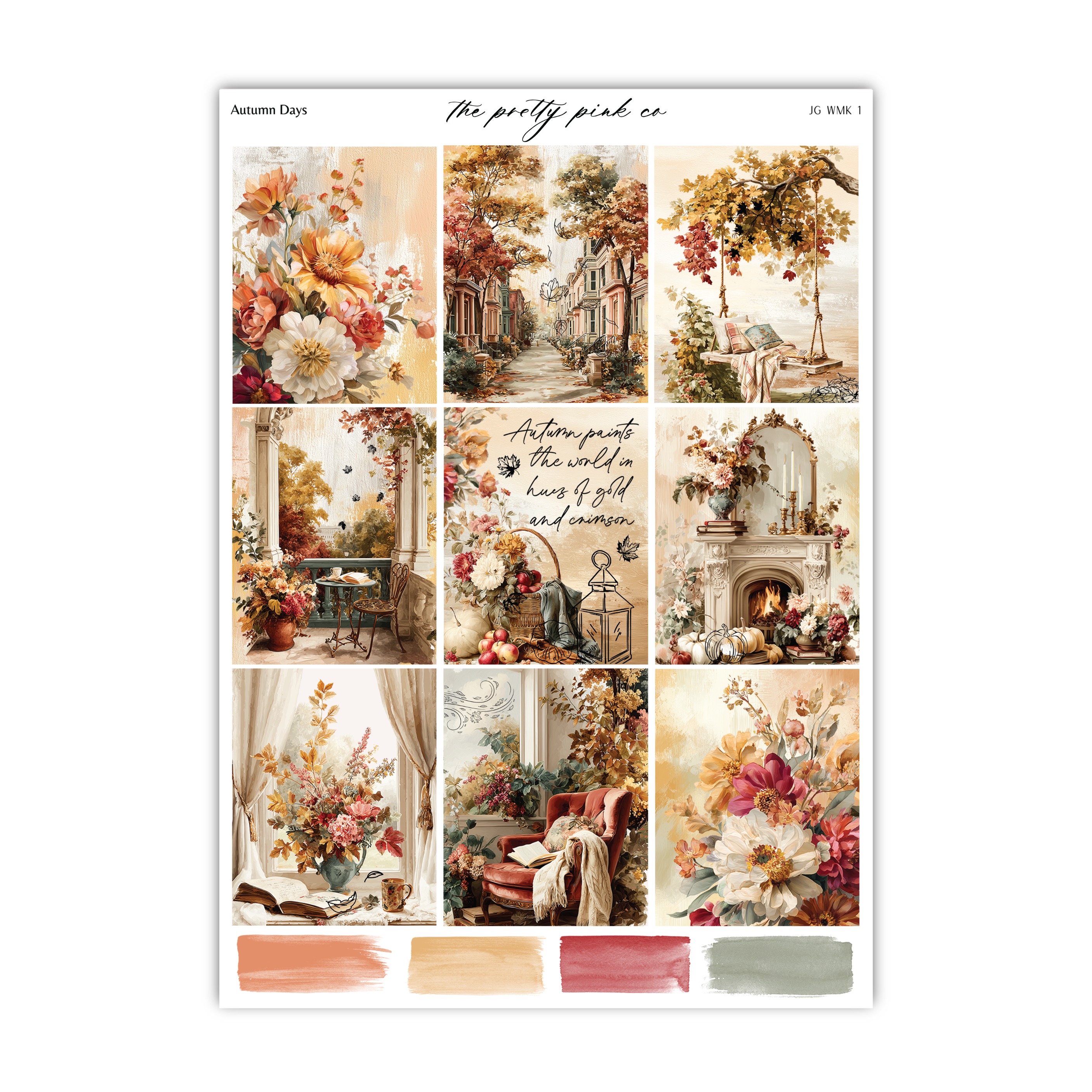 Autumn Days | Foiled Weekly Kit
