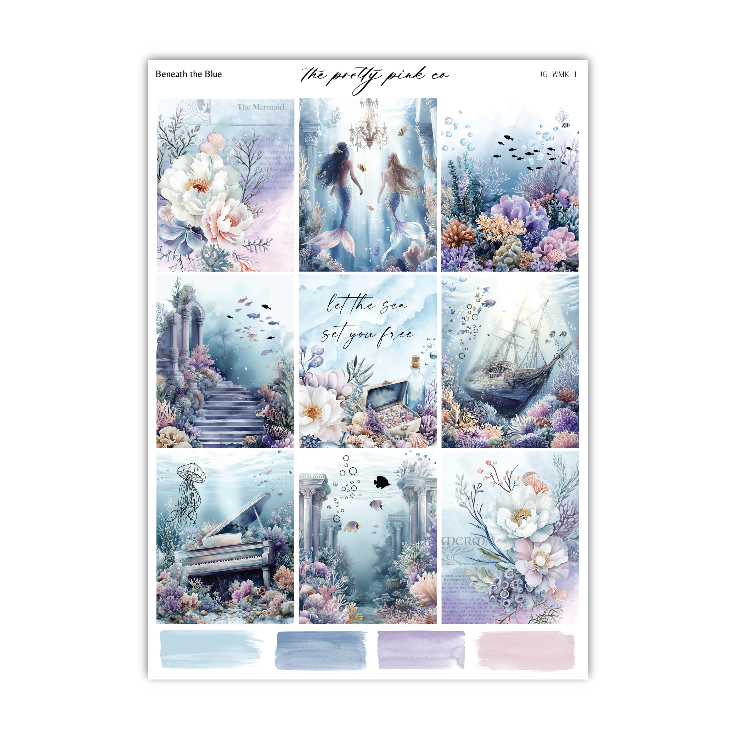 Beneath The Blue | Foiled Weekly Kit