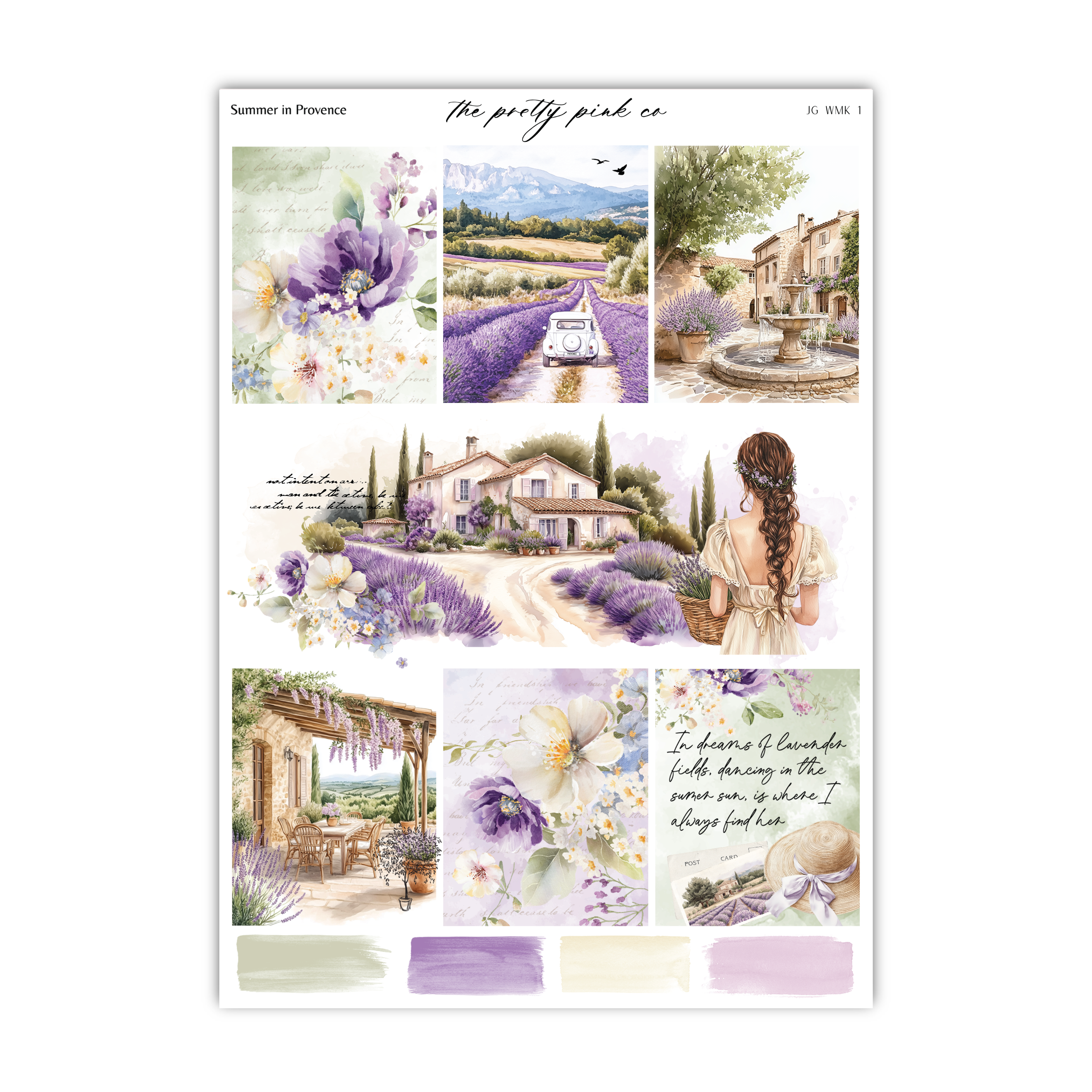 Summer in Provence | Foiled Weekly Kit