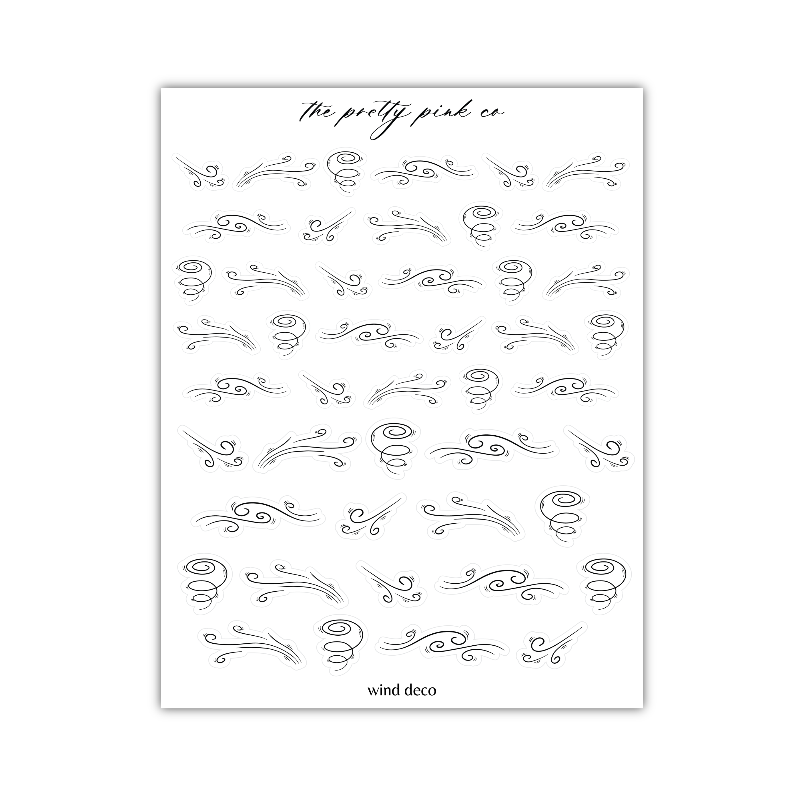 a sheet of stickers with the words, the joy project on it