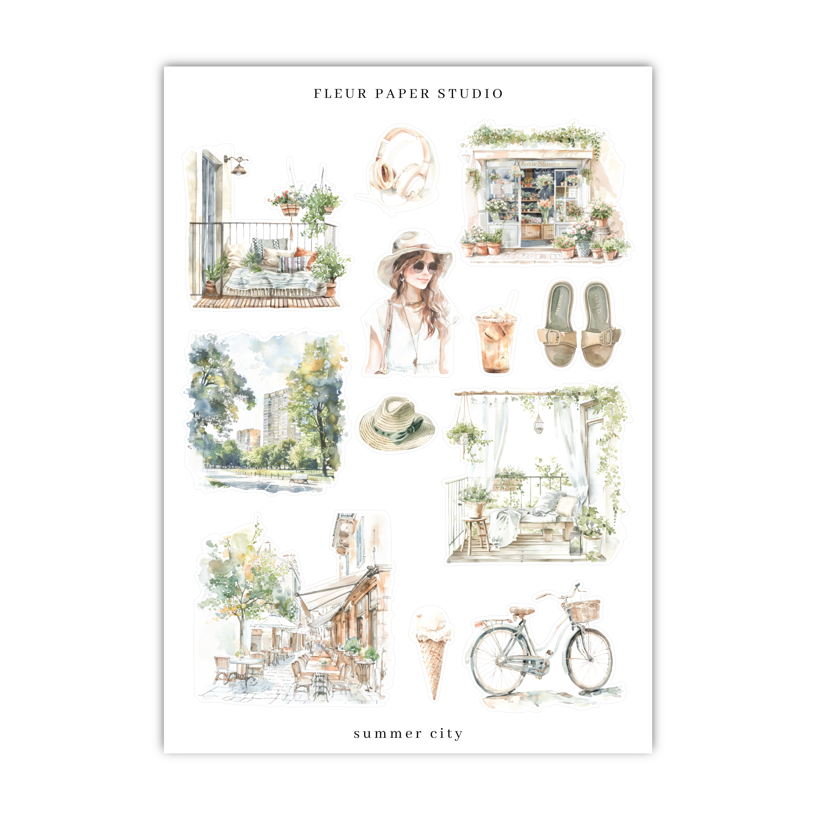 a poster with pictures of different things on it