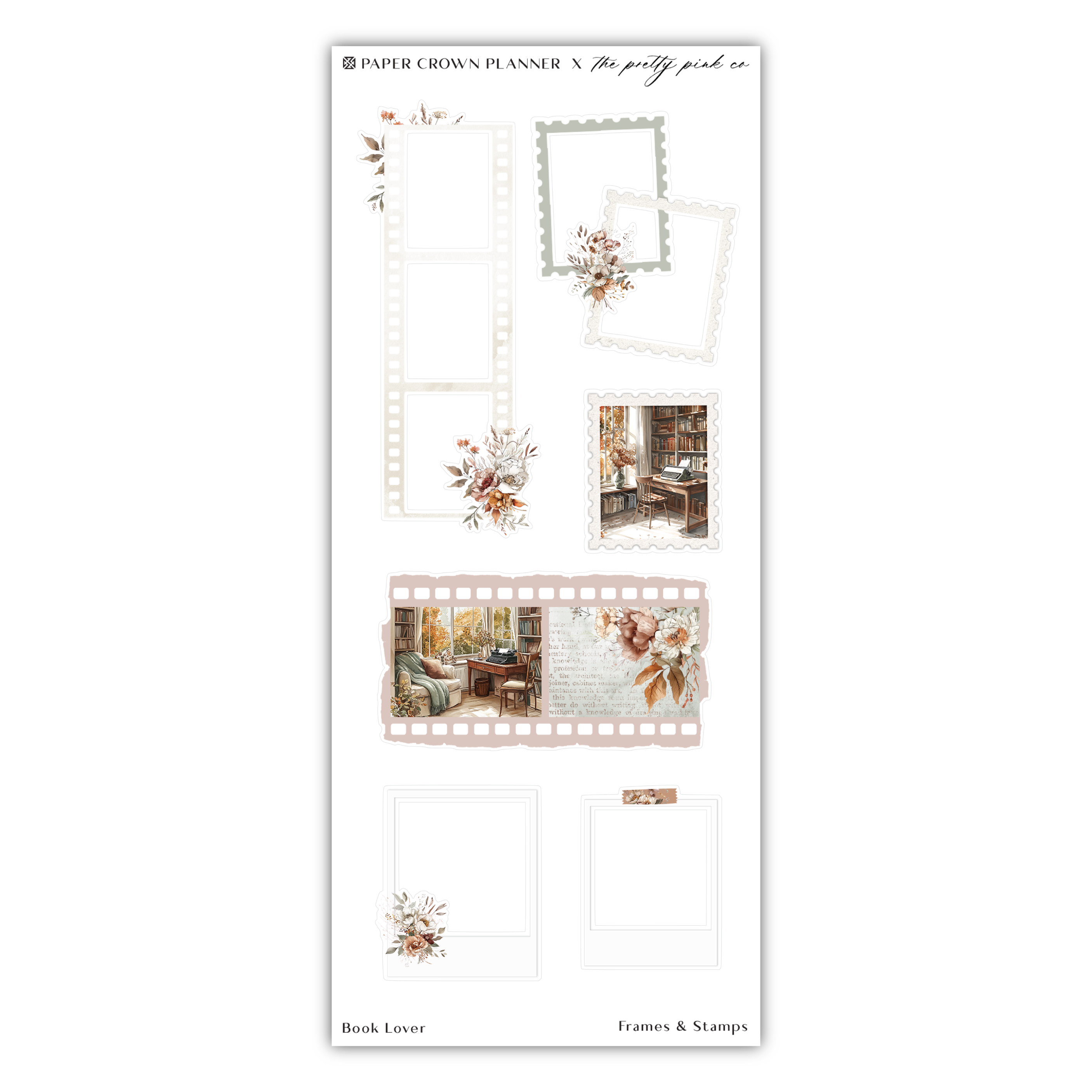 a sheet of paper with a picture of flowers on it