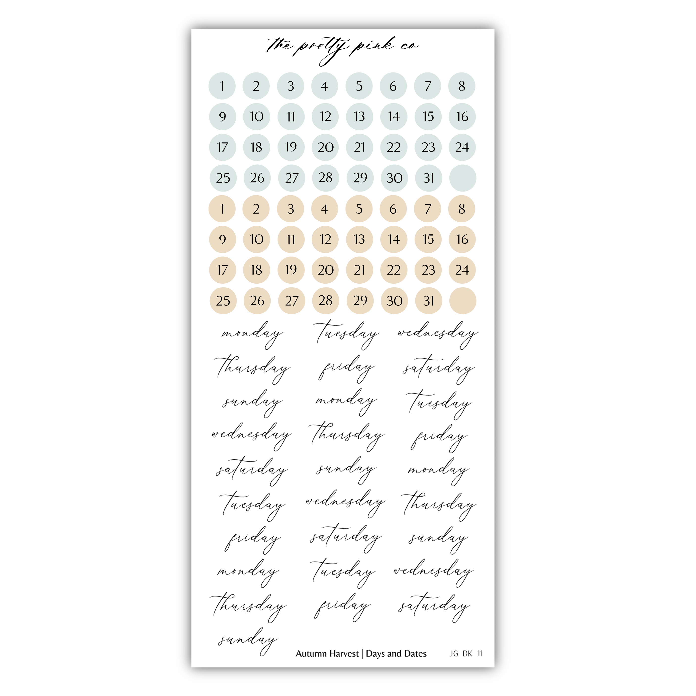Autumn Harvest | Decorative Kit