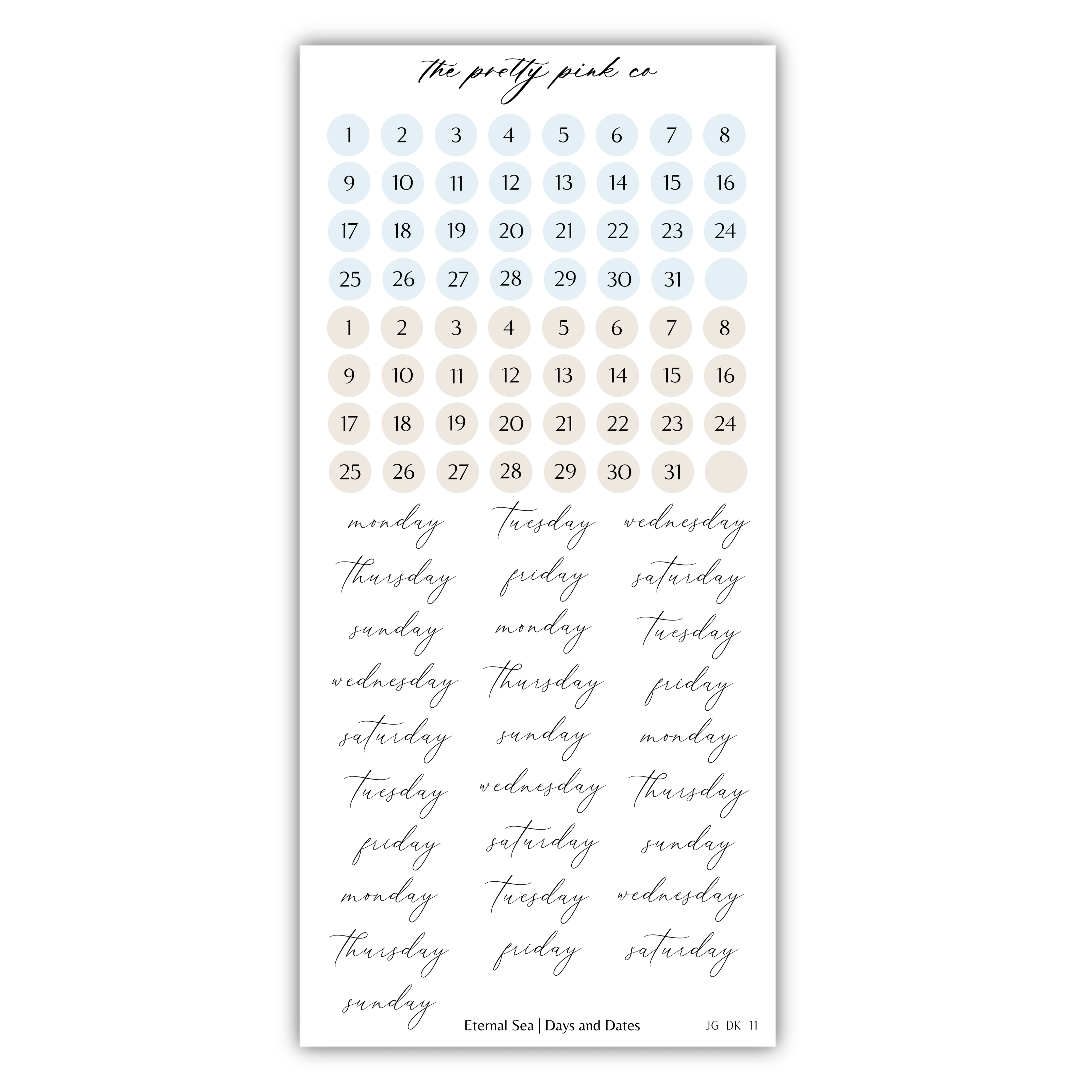 Eternal Sea | Decorative Kit