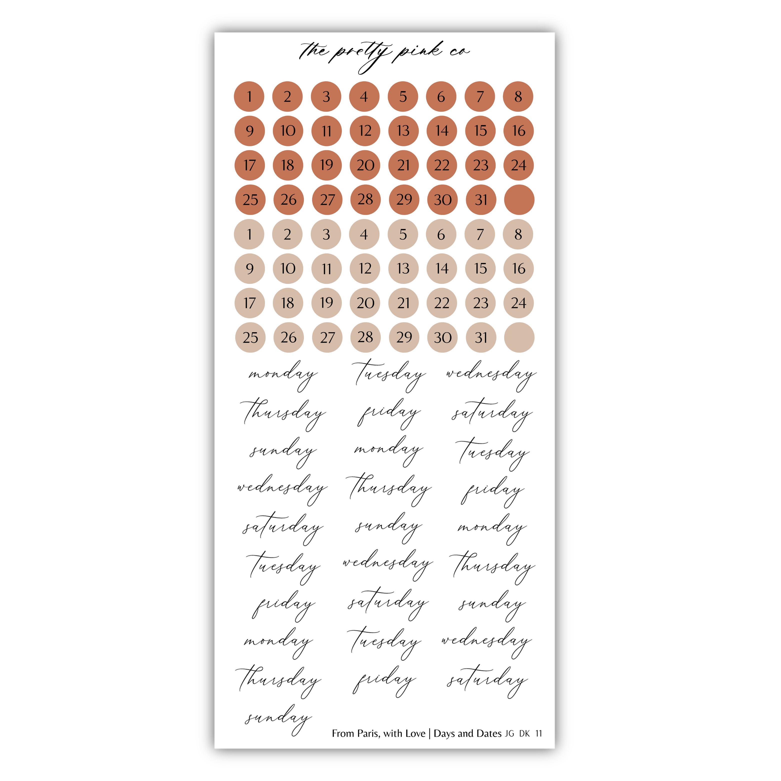 From Paris, with Love | Decorative Kit