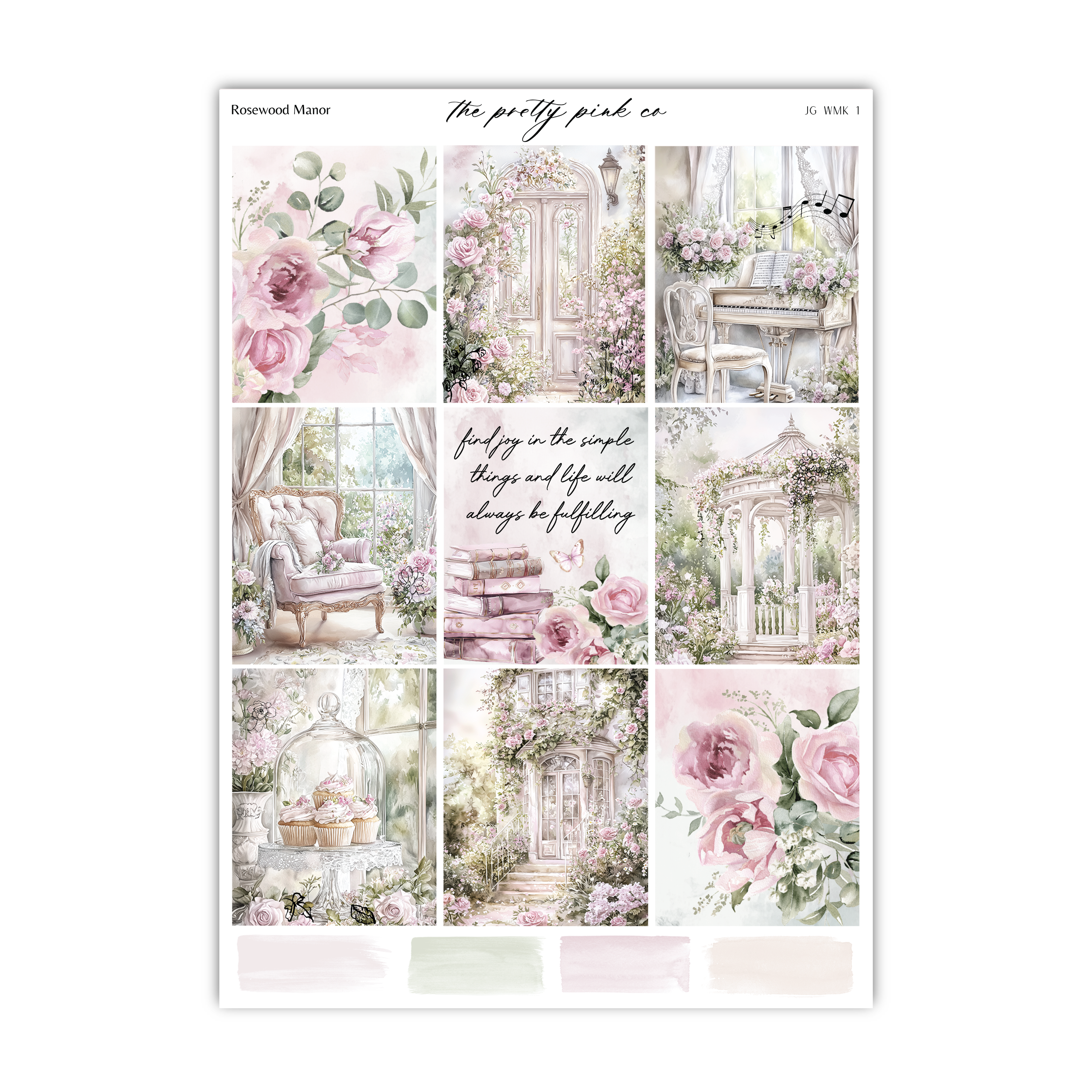 Rosewood Manor | Foiled Weekly Kit