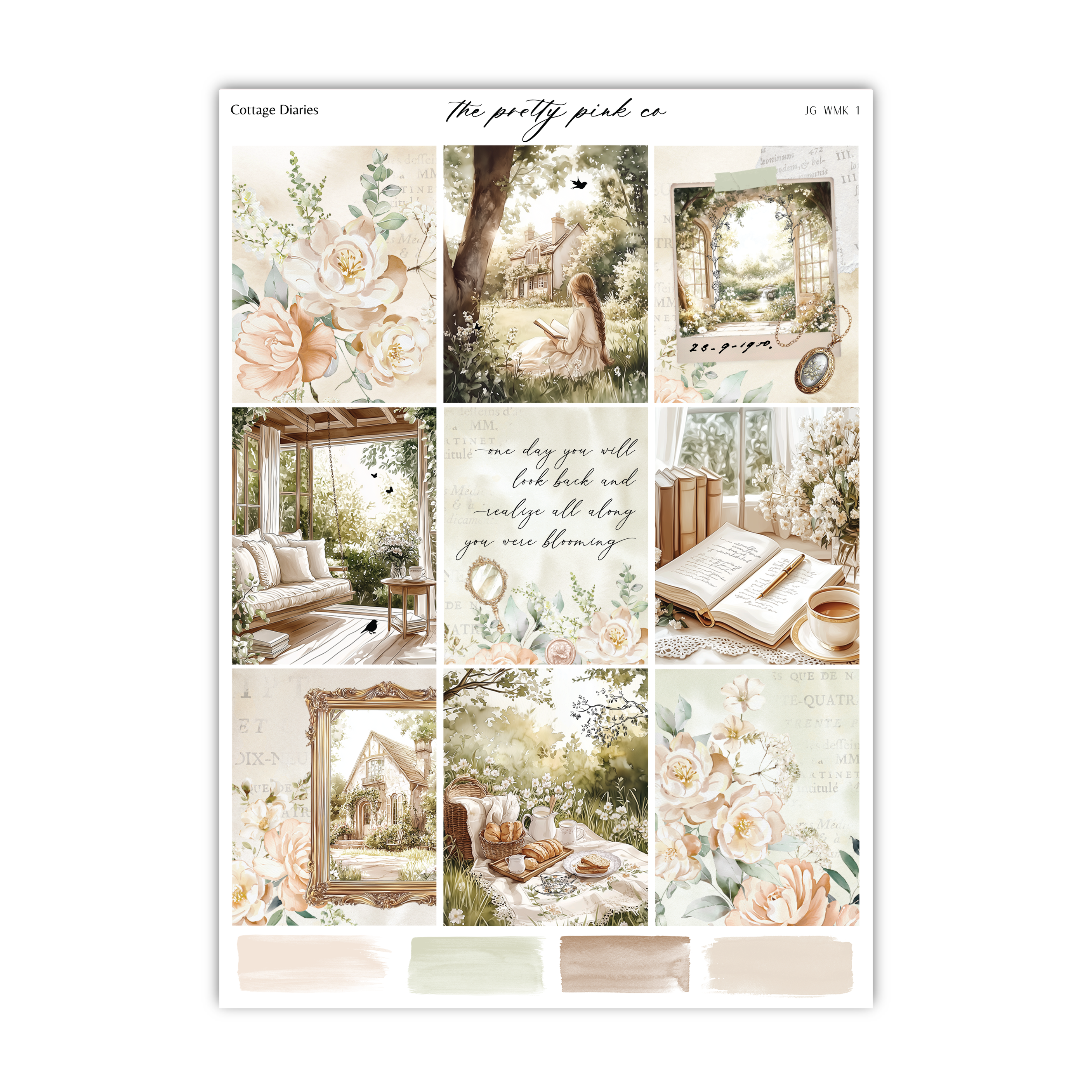Cottage Diaries | Foiled Weekly Kit
