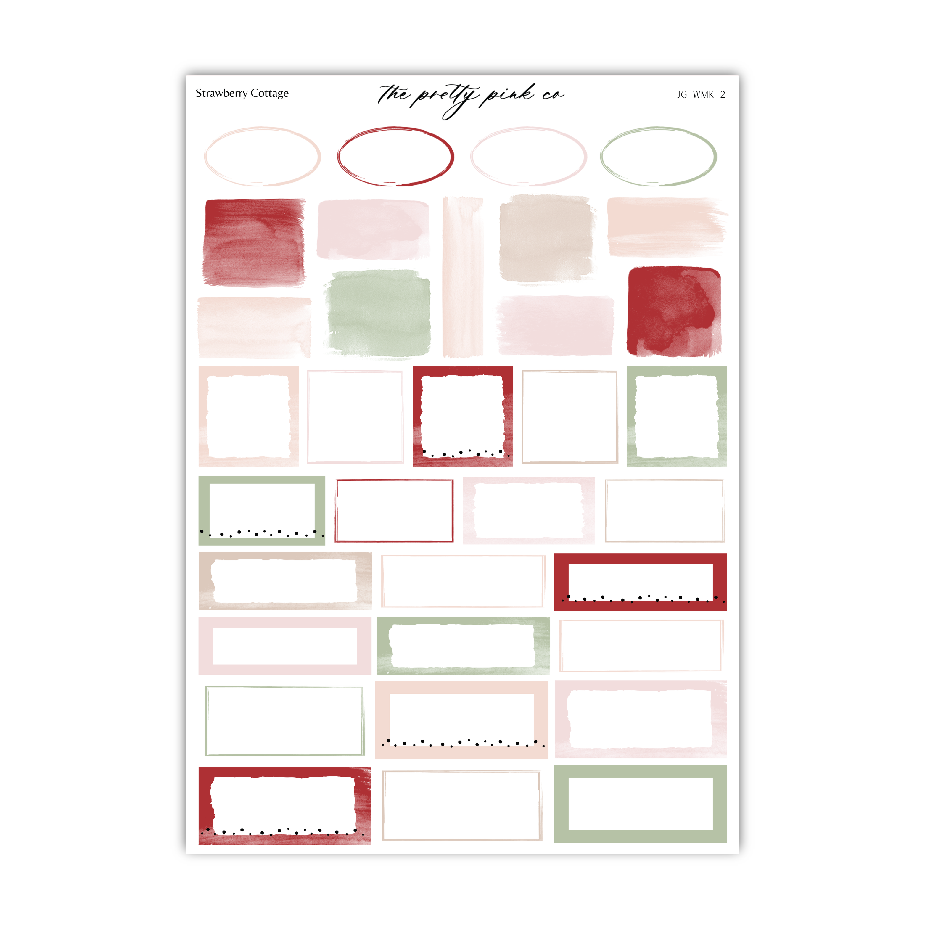 Strawberry Cottage | Foiled Weekly Kit