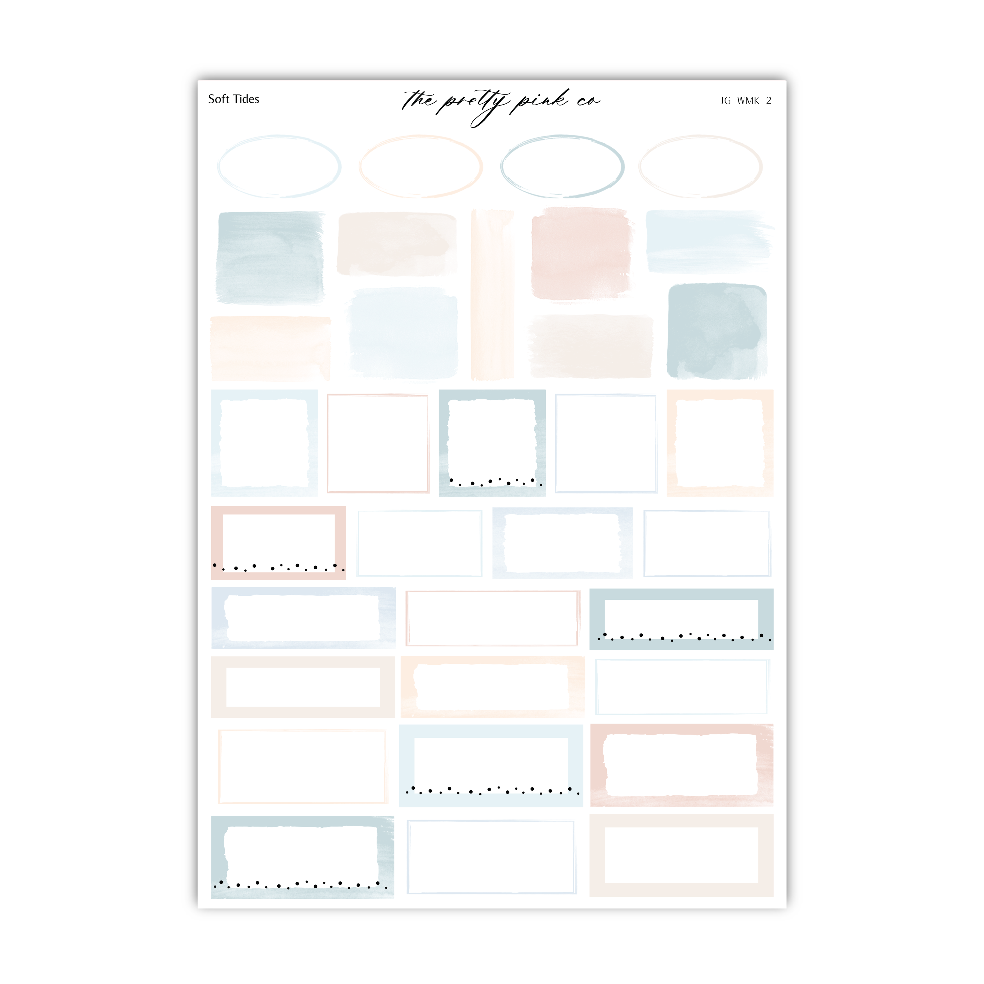 Soft Tides | Foiled Weekly Kit