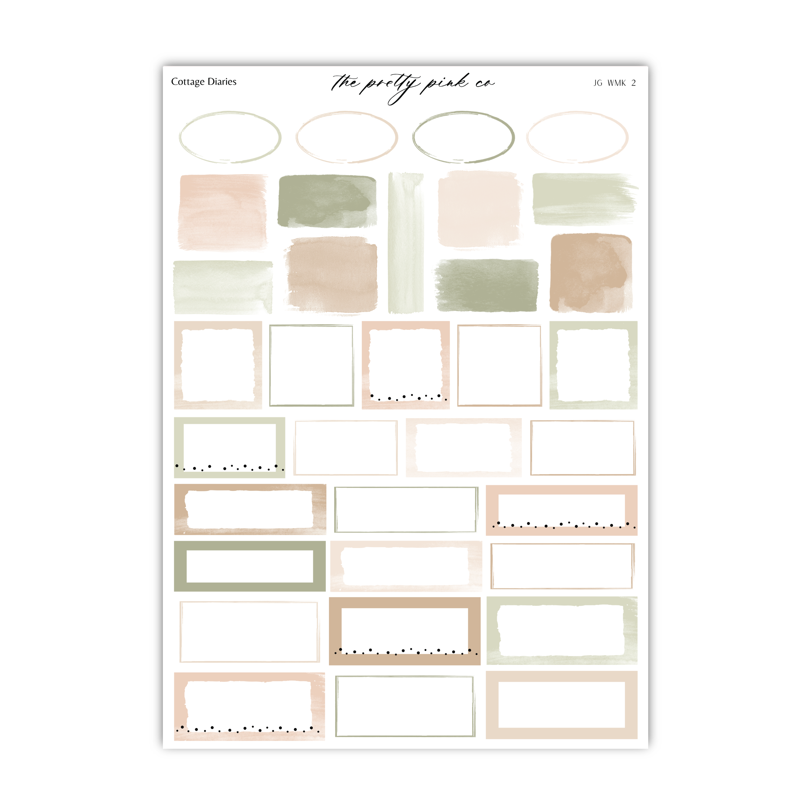 Cottage Diaries | Foiled Weekly Kit