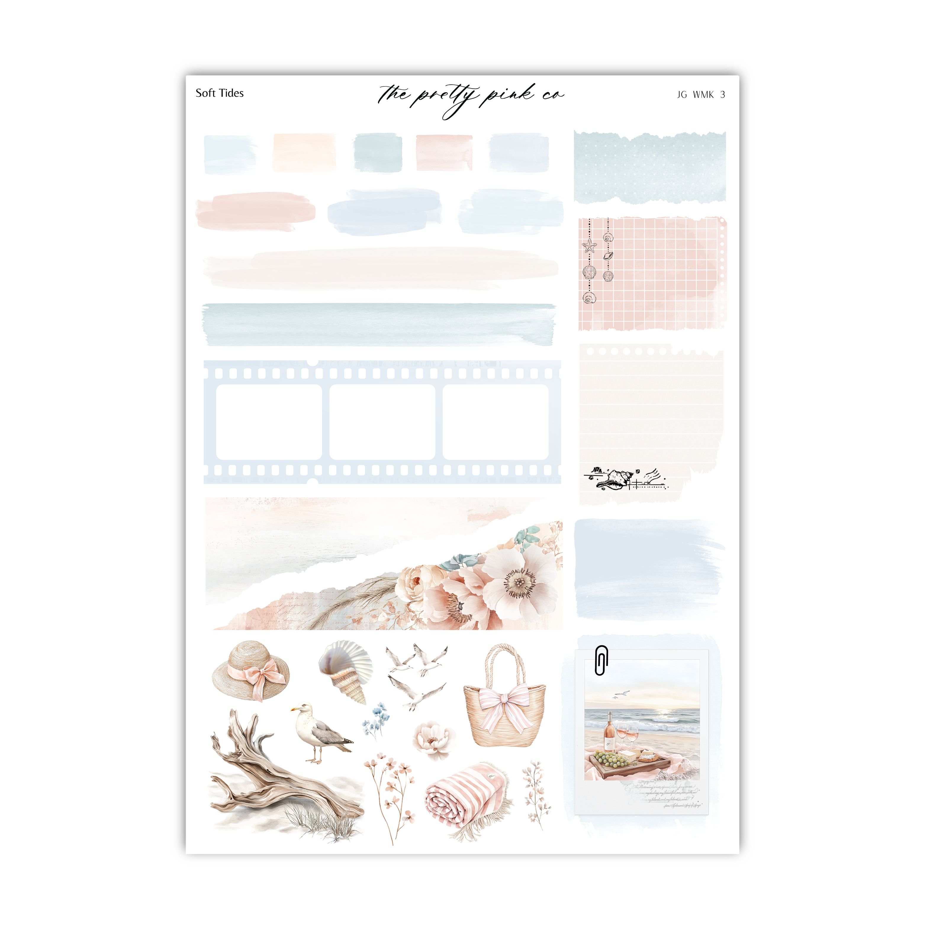 Soft Tides | Foiled Weekly Kit