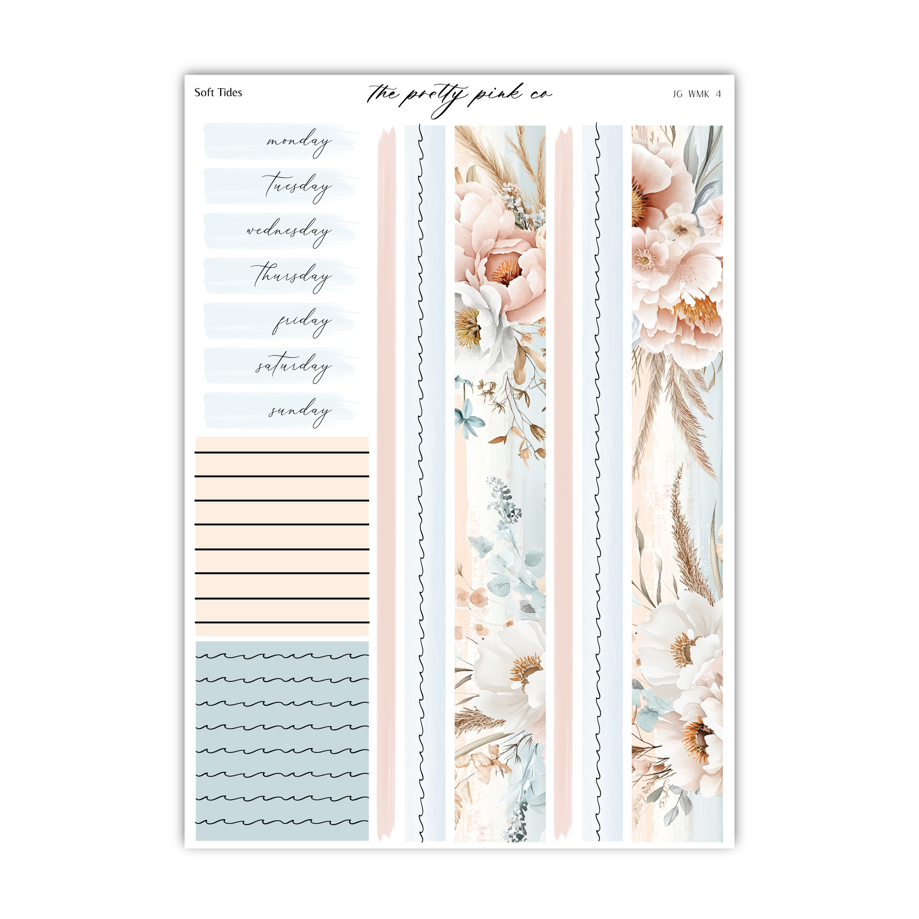 Soft Tides | Foiled Weekly Kit