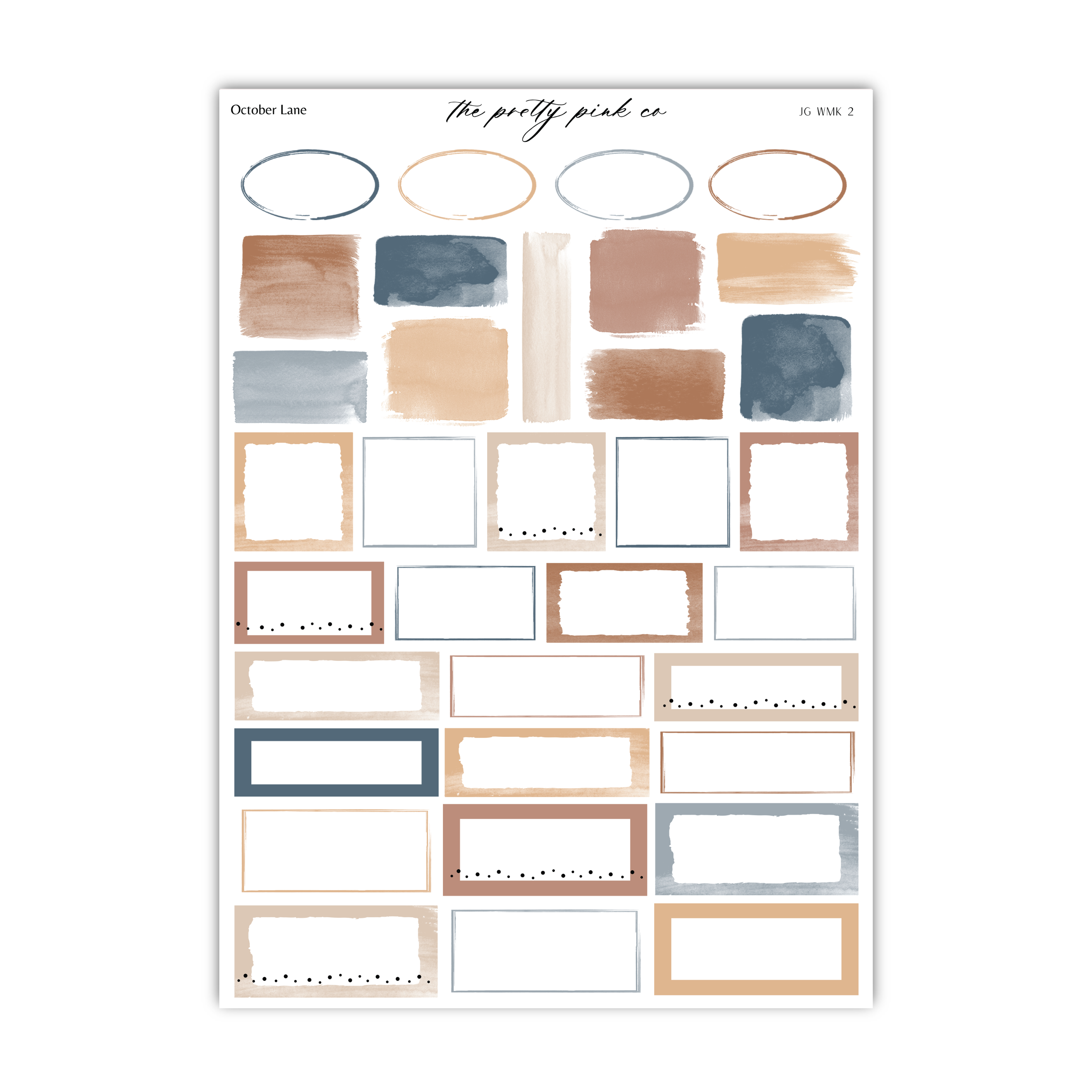 October Lane | Foiled Weekly Kit
