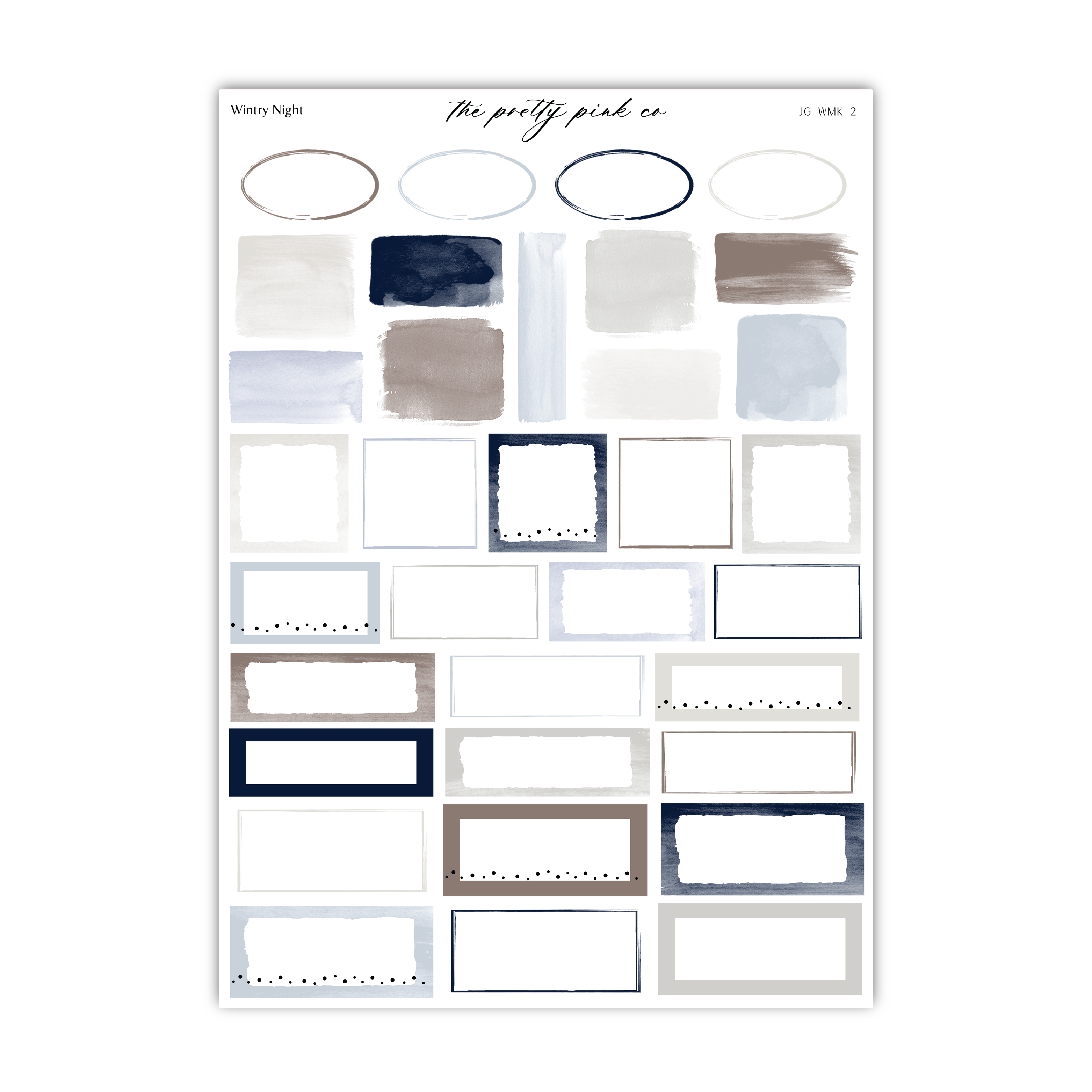 Wintry Night | Foiled Weekly Kit