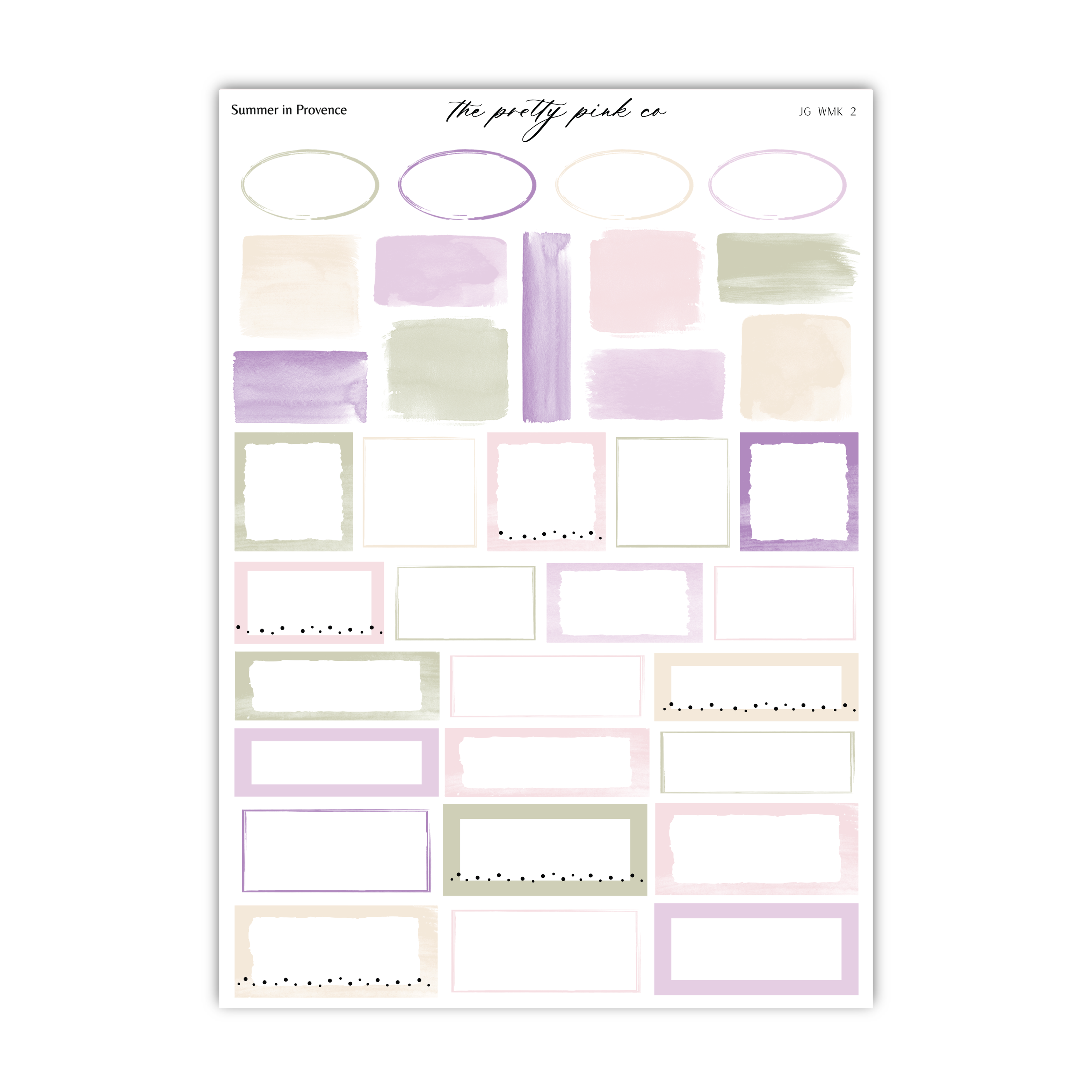 Summer in Provence | Foiled Weekly Kit