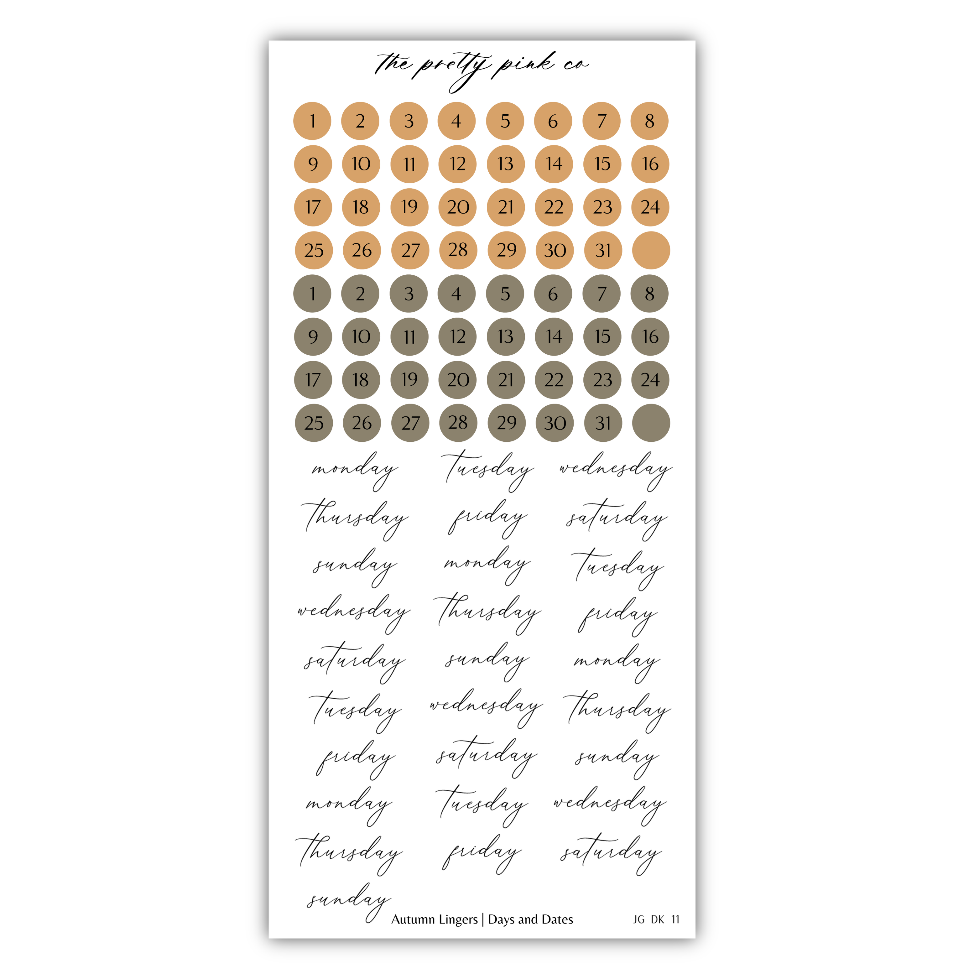 Autumn Lingers | Decorative Kit
