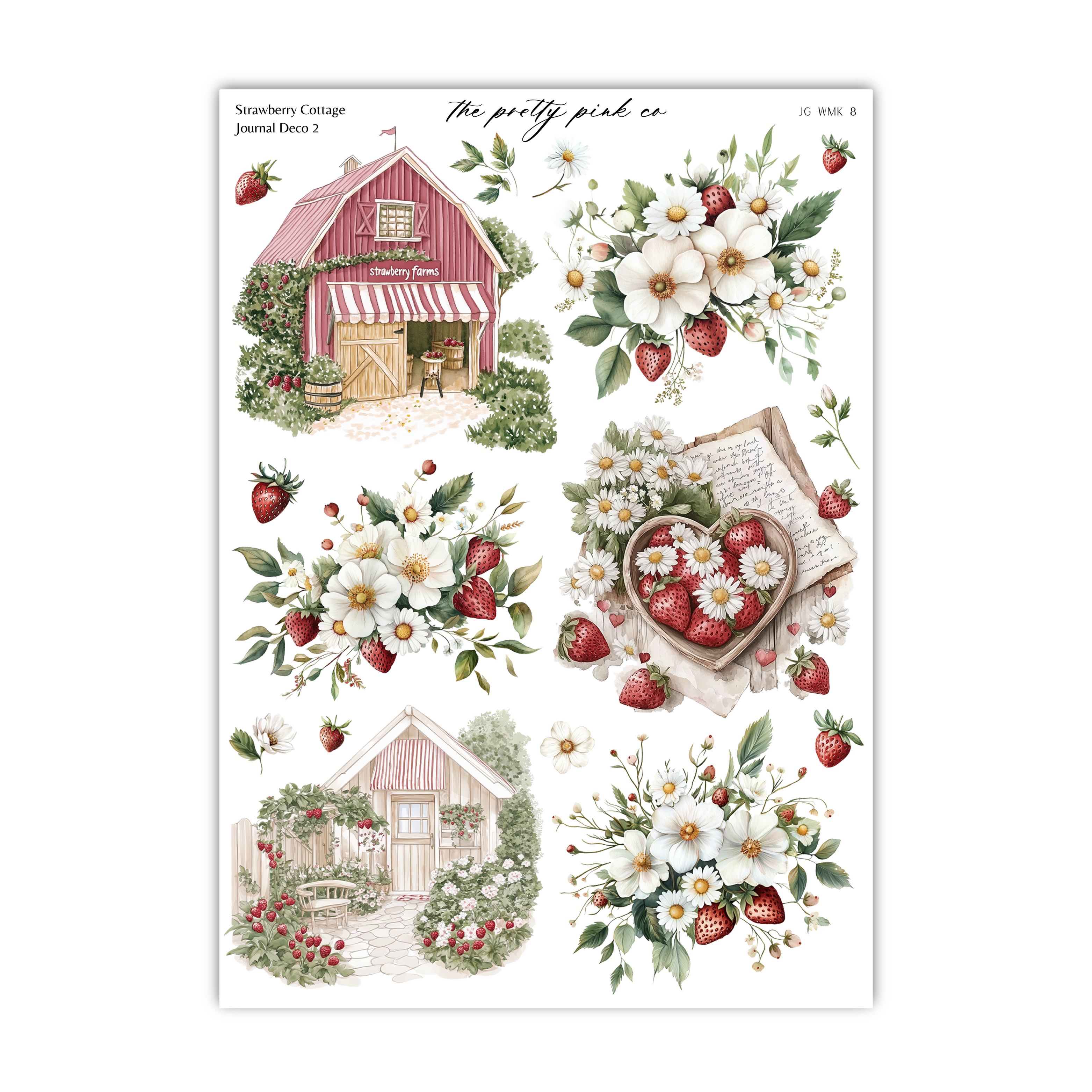 Strawberry Cottage | Journaling Kit